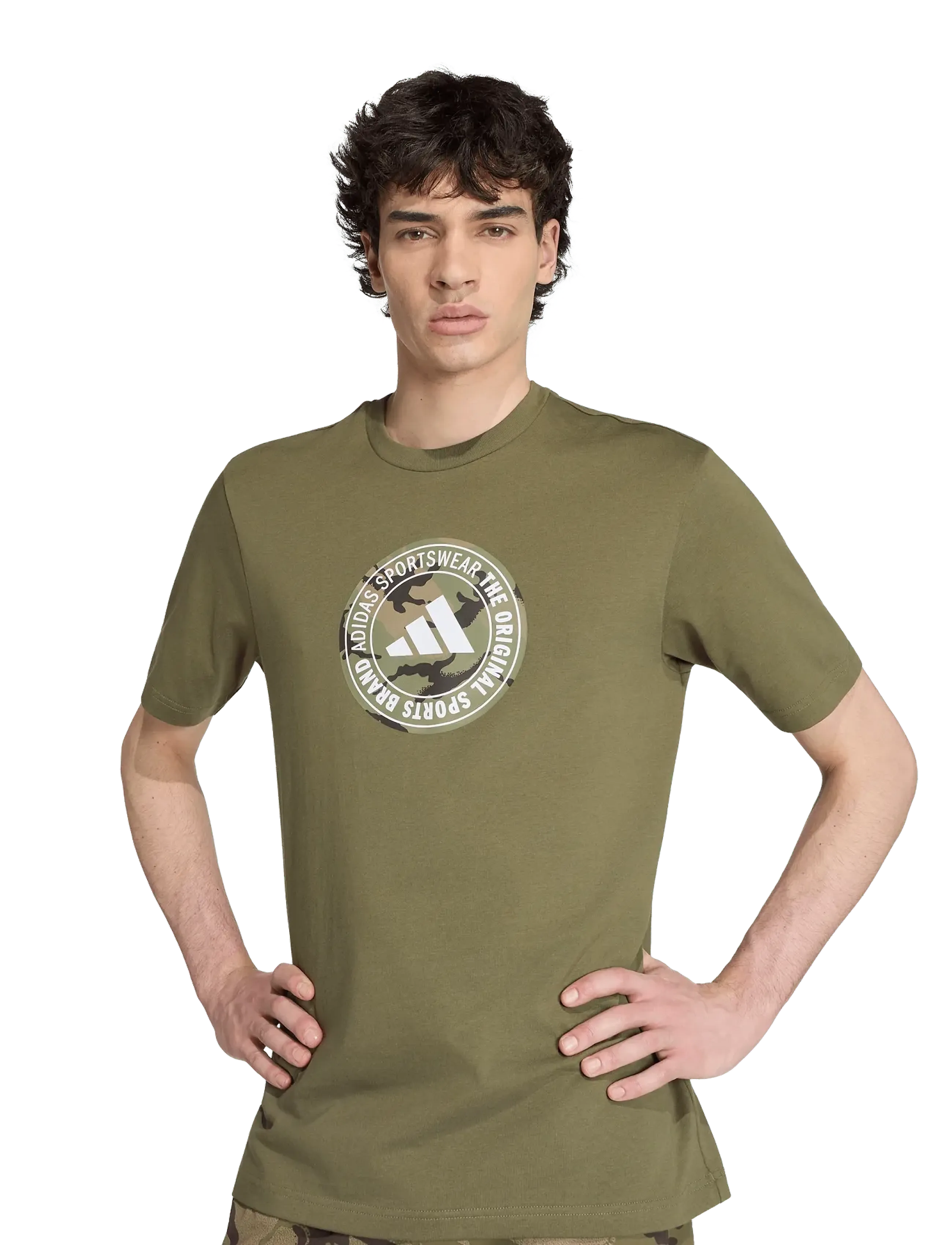 adidas Sportswear - M CAMO CIR T - oberteile & t-shirts - olistr - 4