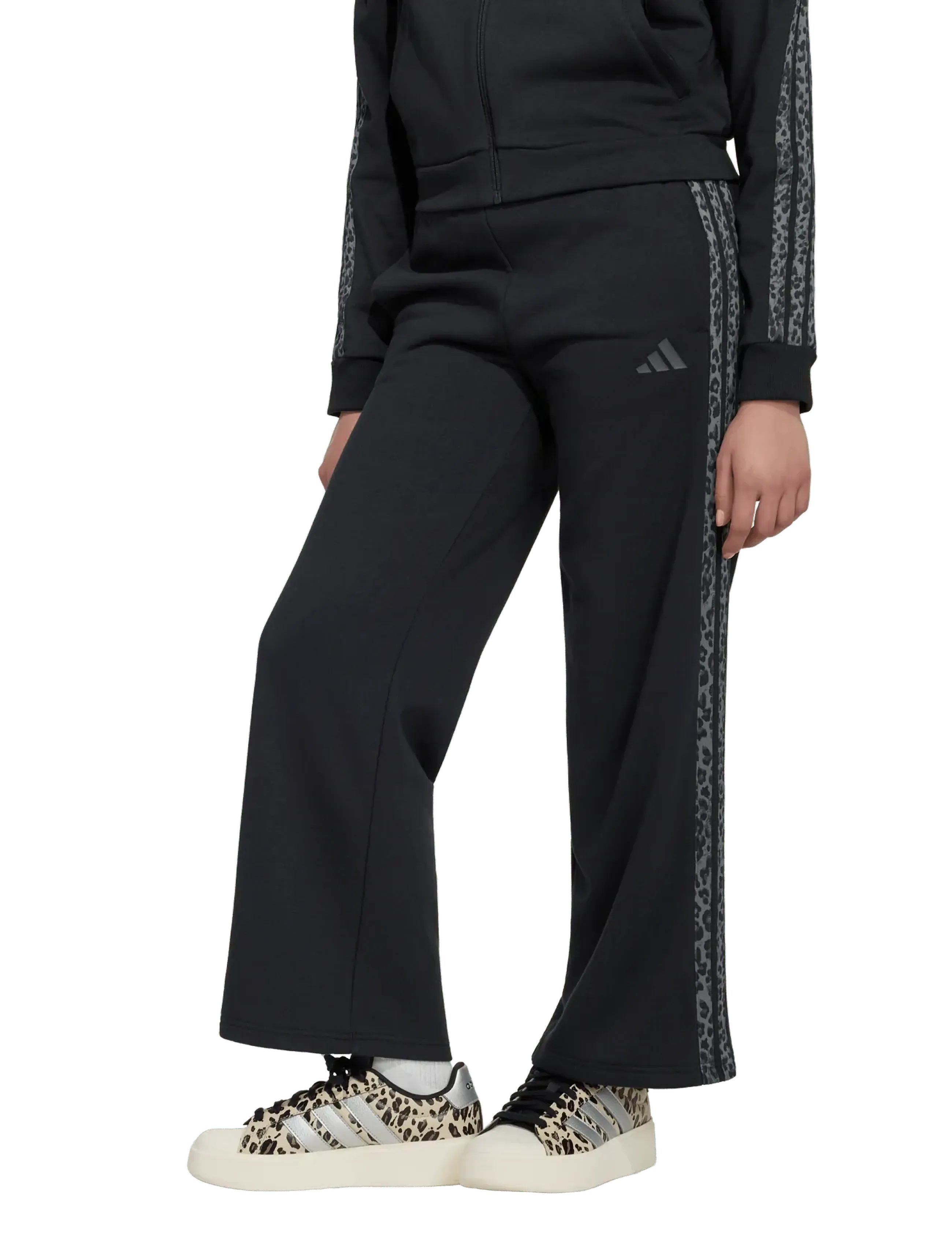 adidas Sportswear - JG AN 3S FT PT - sweatpants - black/multco/gresix - 3