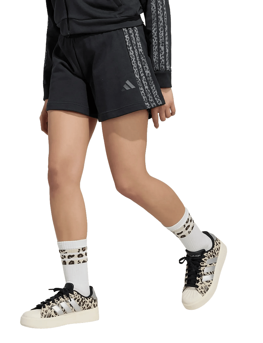adidas Sportswear - JG AN 3S FT SH - black/multco/gresix - 3