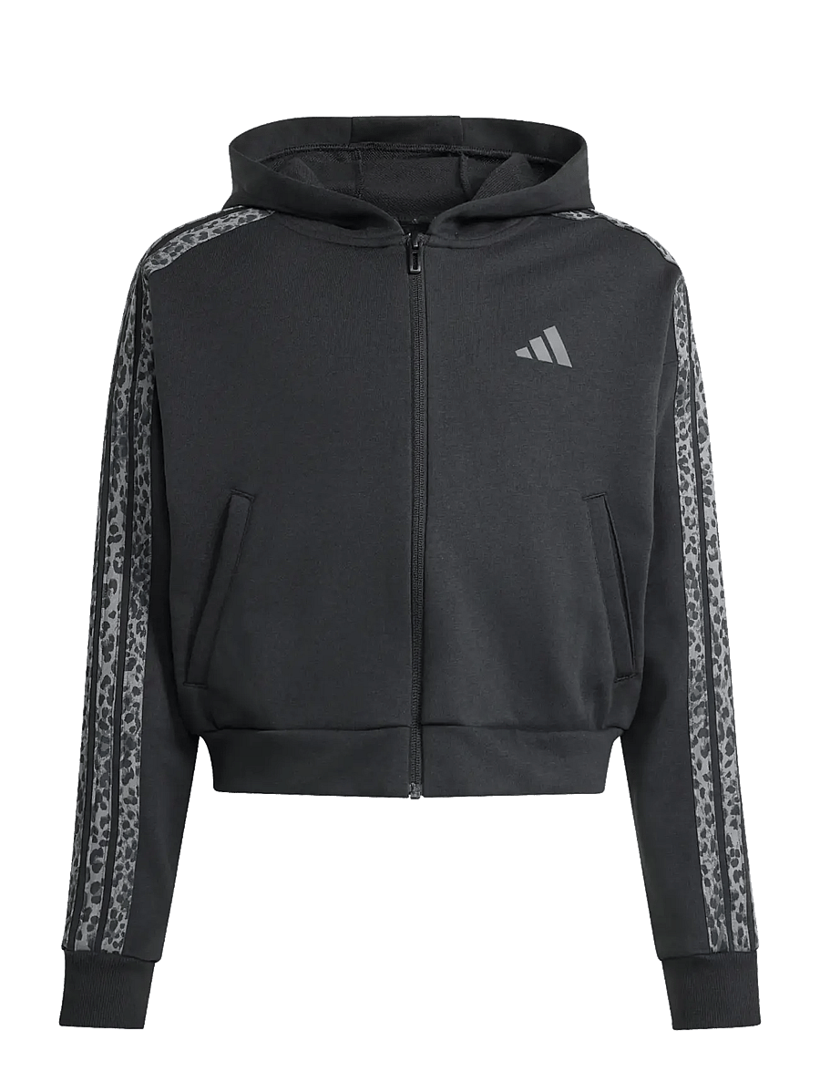adidas Sportswear - JG AN 3S FT FZ - isolerede jakker - black/multco/gresix - 1