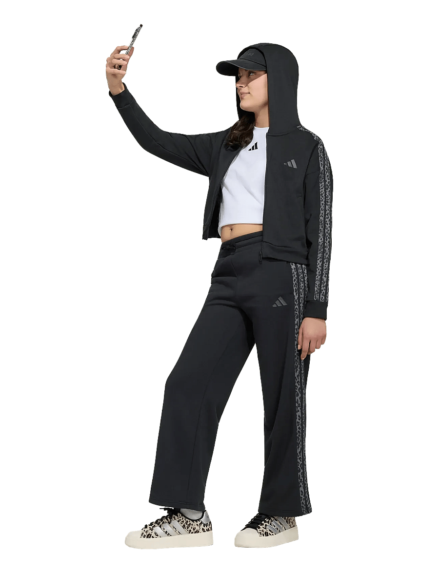 adidas Sportswear - JG AN 3S FT FZ - isolerede jakker - black/multco/gresix - 0