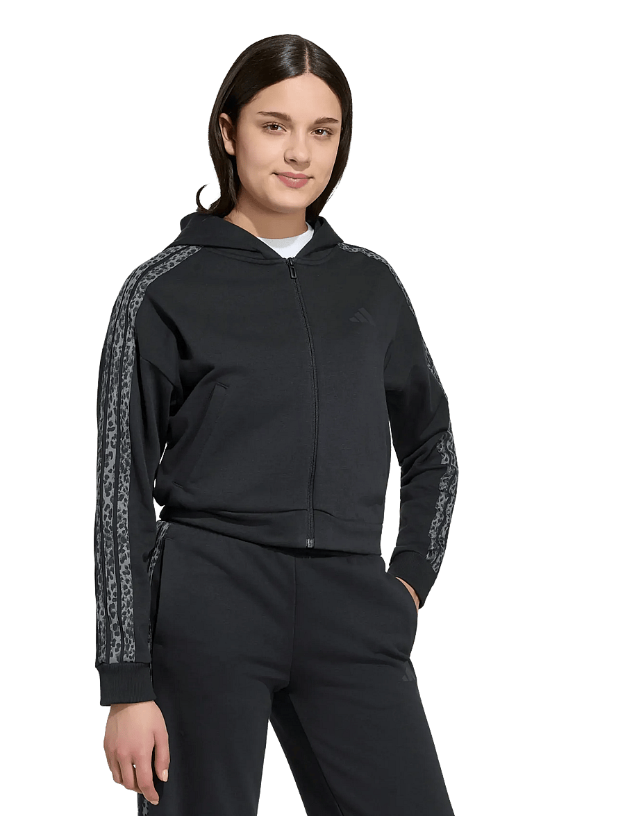 adidas Sportswear - JG AN 3S FT FZ - isolerede jakker - black/multco/gresix - 2