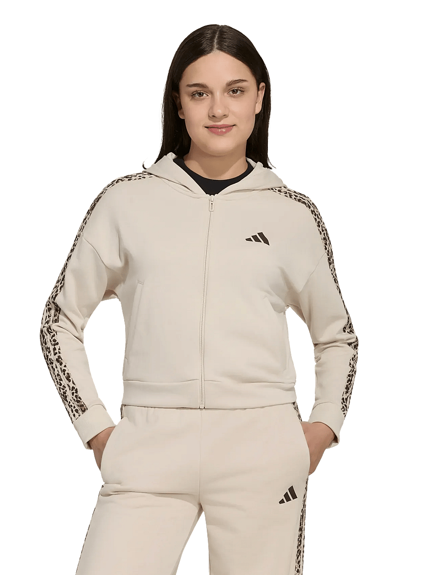 adidas Sportswear - JG AN 3S FT FZ - isolerede jakker - crli/multco/dbrown - 2