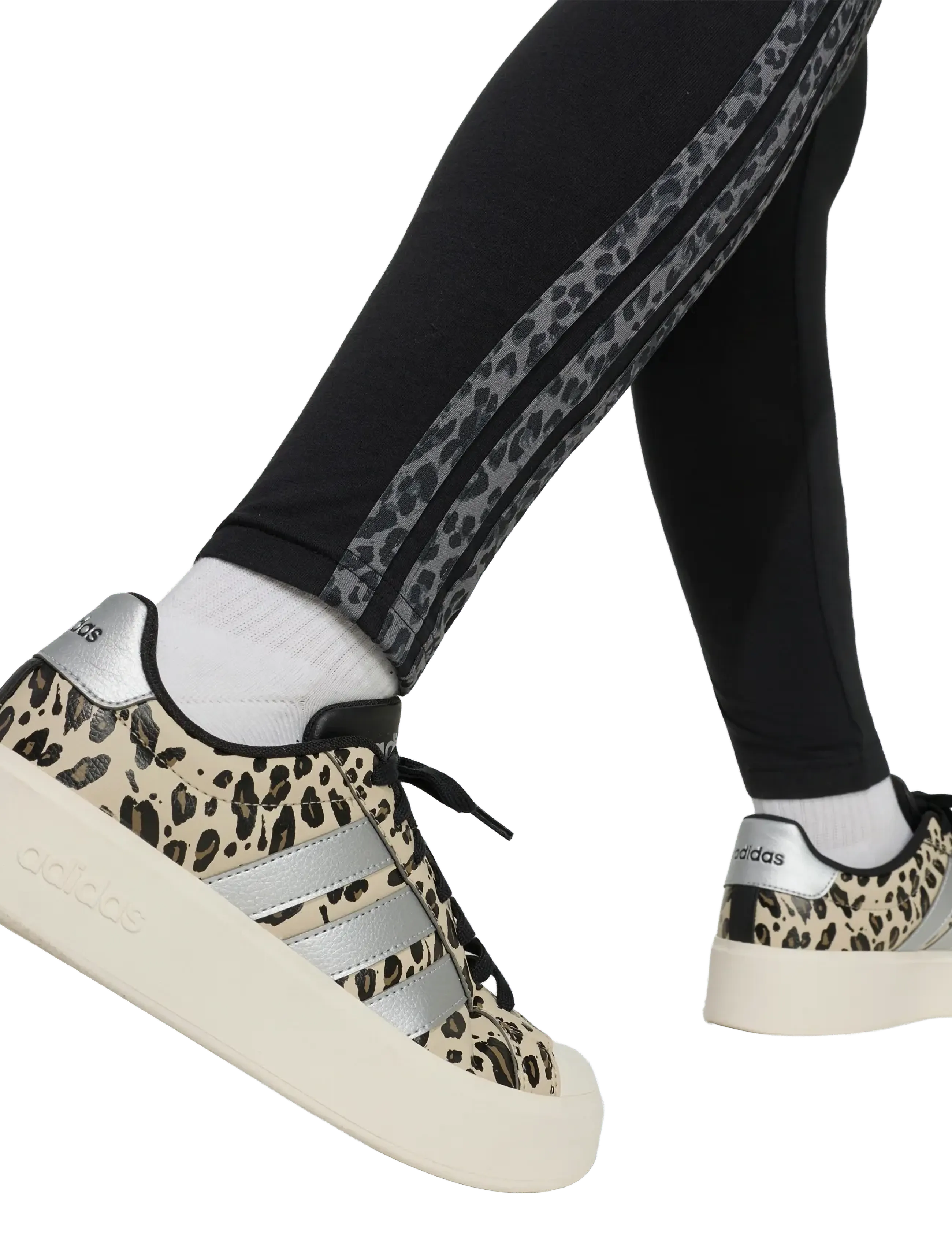 adidas Sportswear - JG AN 3S LEG - lauf- & trainingstights - black/multco/gresix - 3
