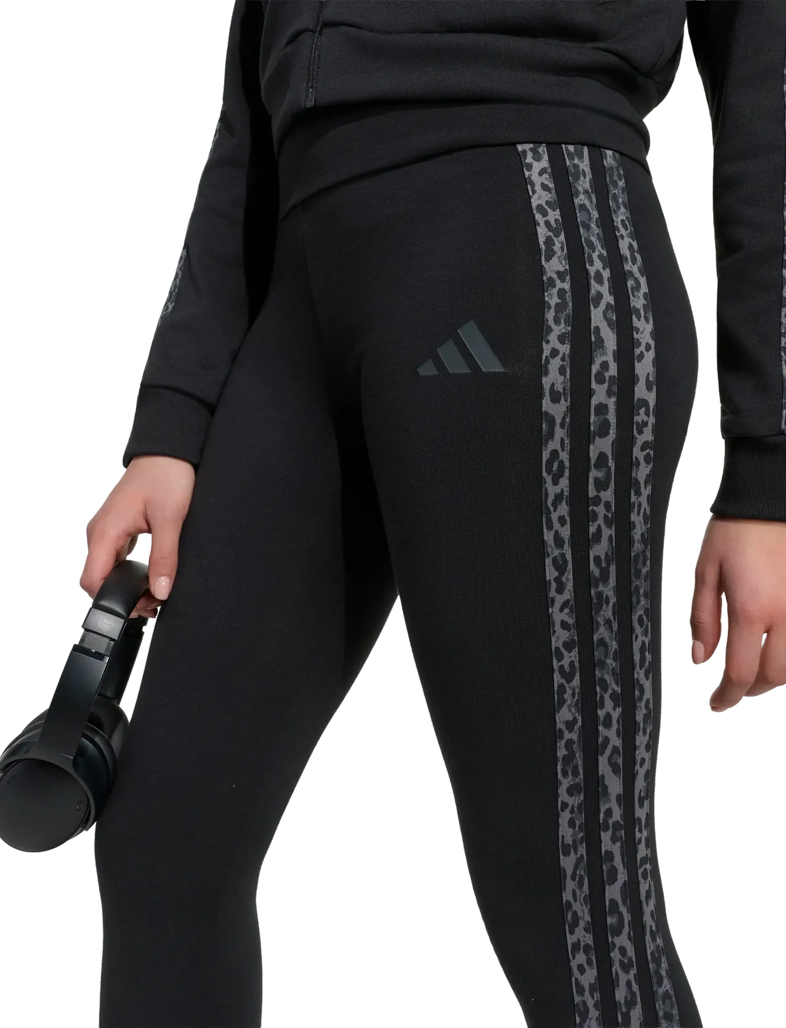 adidas Sportswear - JG AN 3S LEG - lauf- & trainingstights - black/multco/gresix - 4