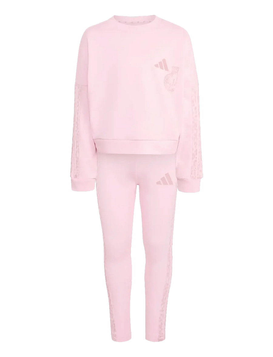 adidas Sportswear - LG AN 3S SET - treeningriided ja 2-osalised komplektid - clpink/multco/dualil - 1