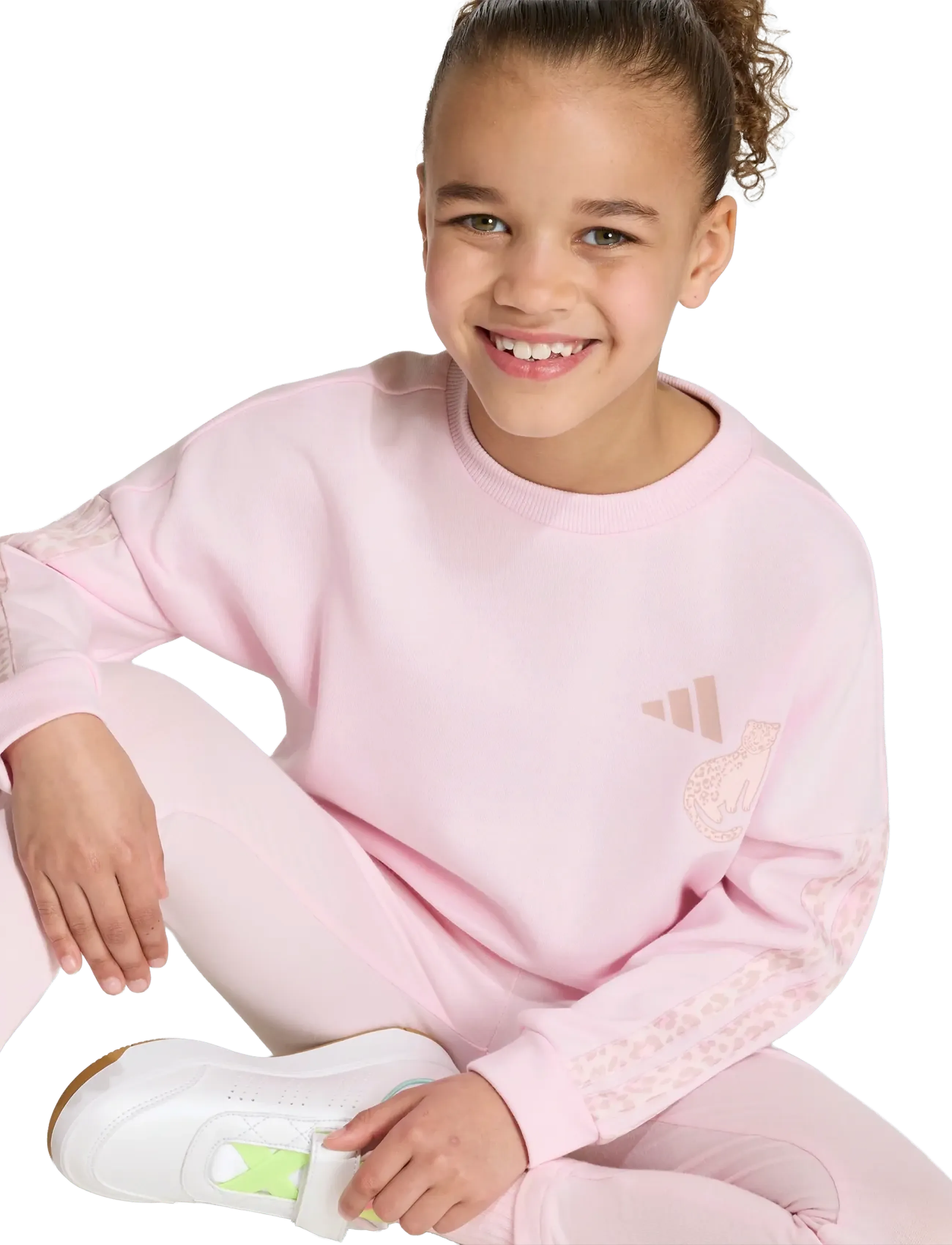adidas Sportswear - LG AN 3S SET - treeningriided ja 2-osalised komplektid - clpink/multco/dualil - 5