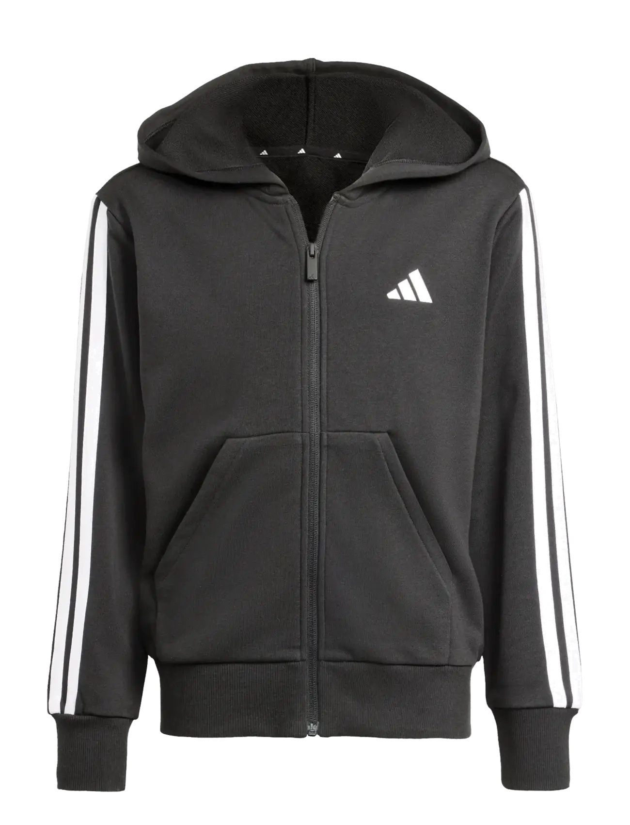 adidas Sportswear JG 3S FZ HD 280 - adidas Sportswear - BLACK/WHITE / black