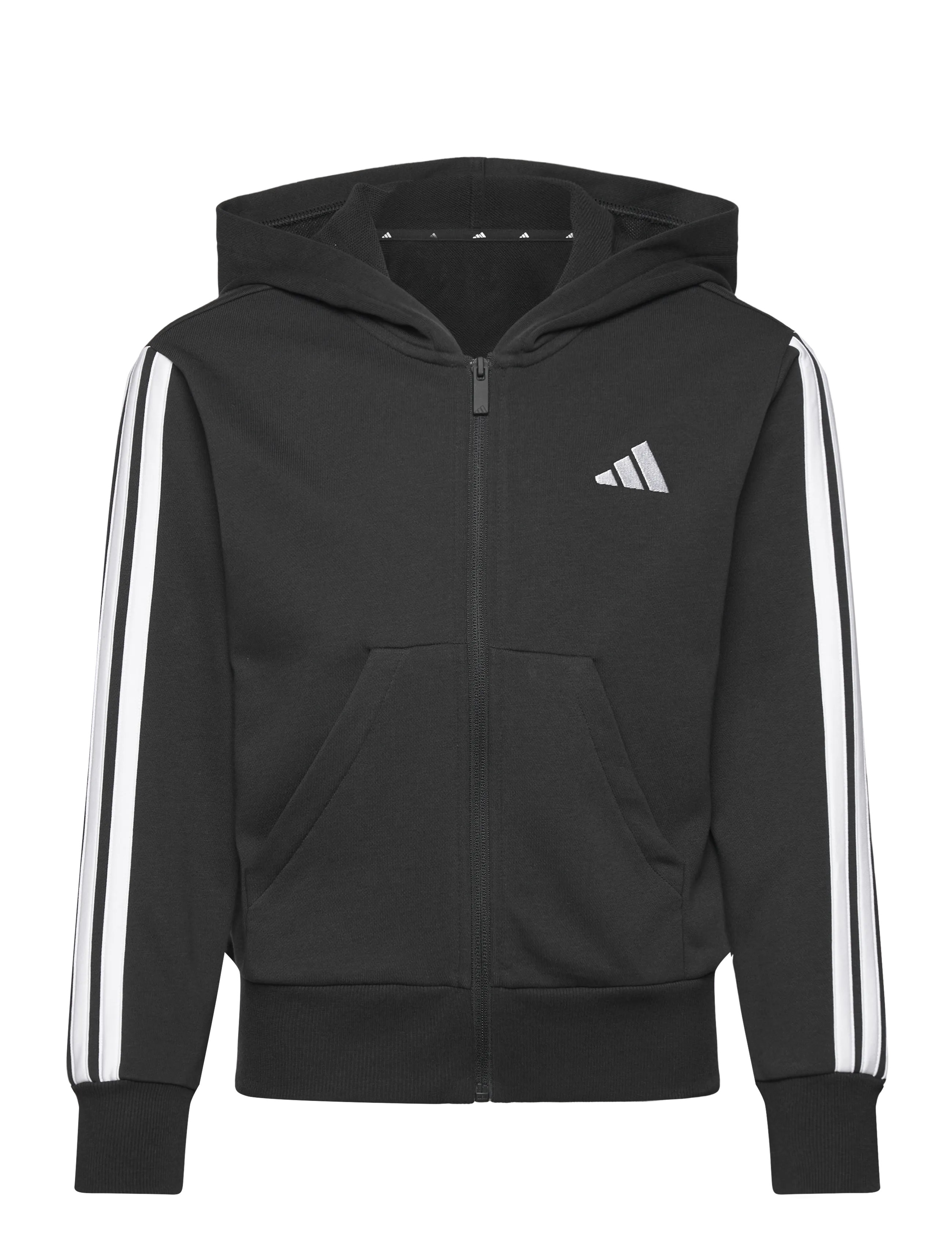 adidas Sportswear JG 3S FZ HD 280 - Kläder - BLACK/WHITE / black