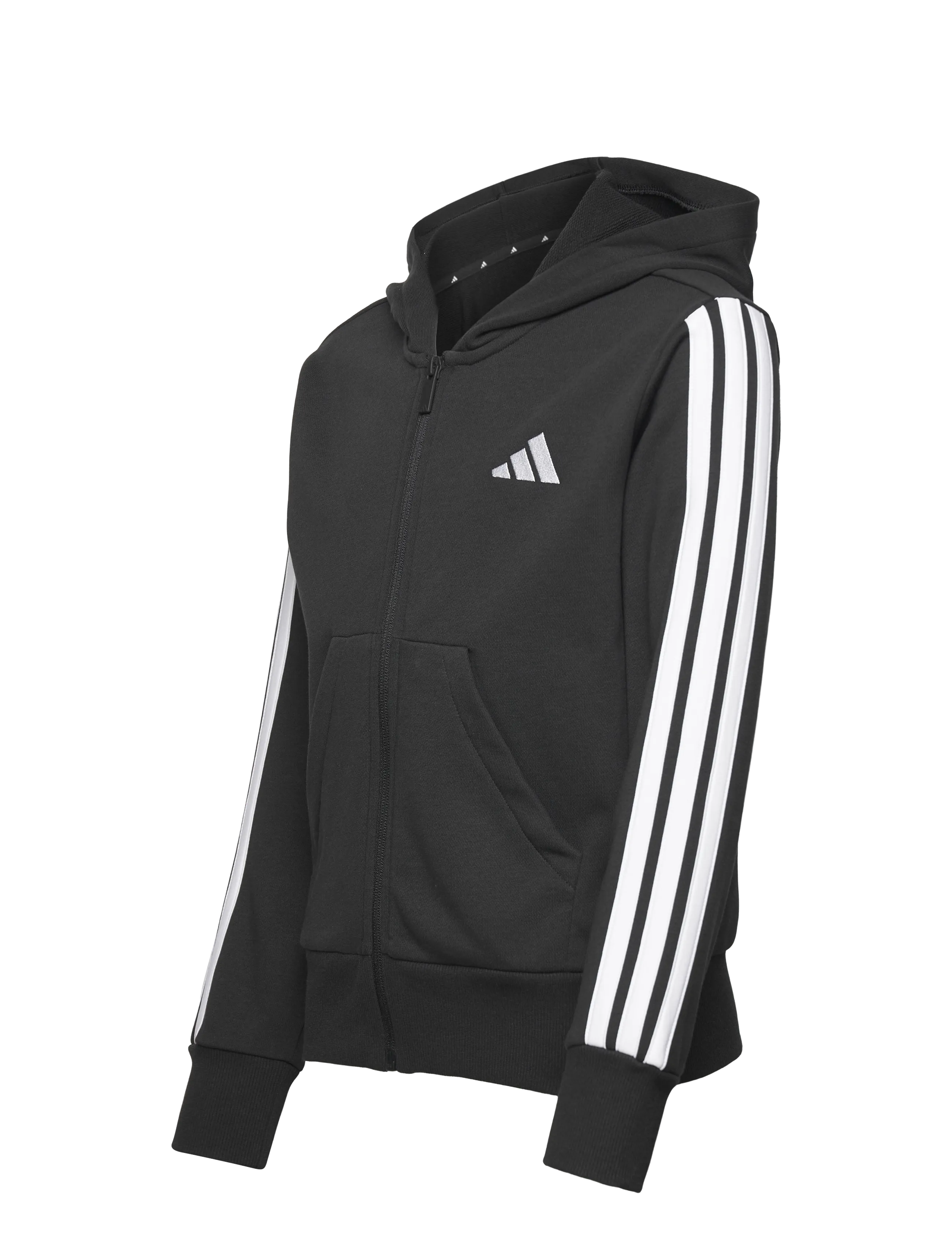 adidas Sportswear - JG 3S FZ HD 280 - pulls a capuche - black/white - 3