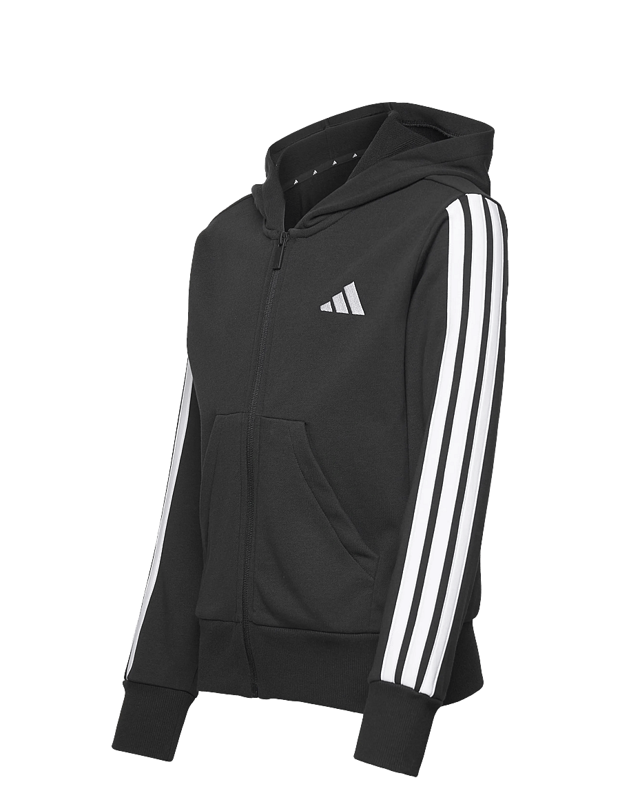 adidas Sportswear - JG 3S FZ HD 280 - pulls a capuche - black/white - 3