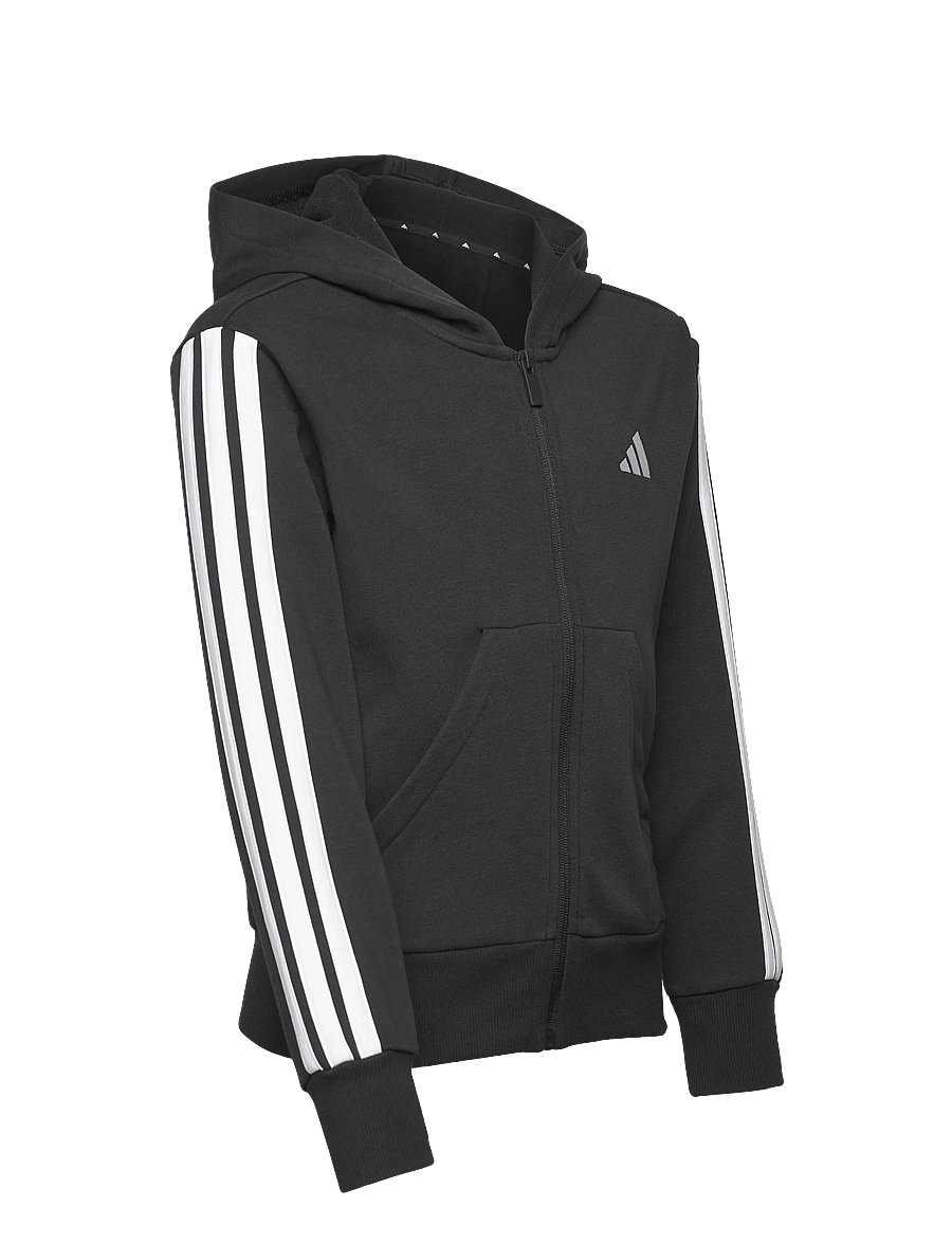 adidas Sportswear - JG 3S FZ HD 280 - pulls a capuche - black/white - 4