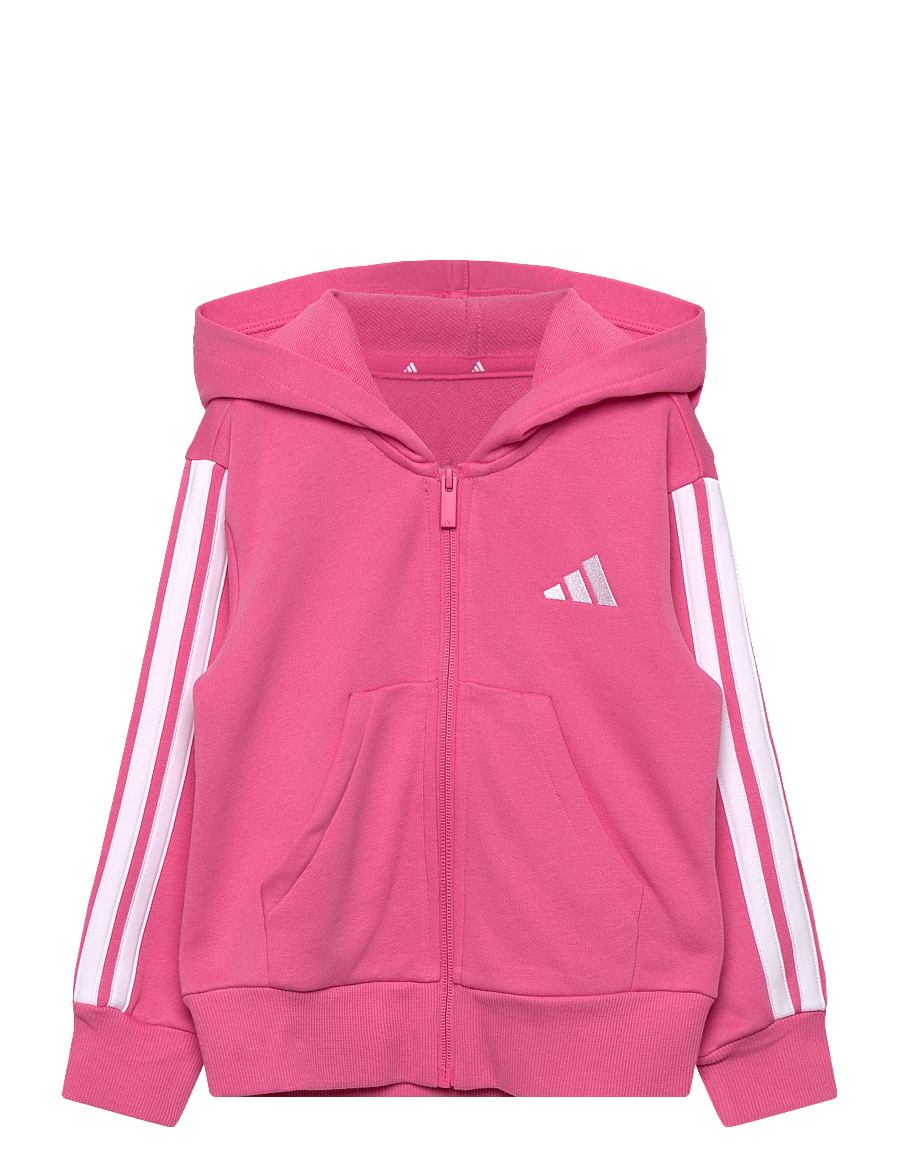 adidas Sportswear - JG 3S FZ HD 280 - kapuzenpullover - pnkfus/white - 0