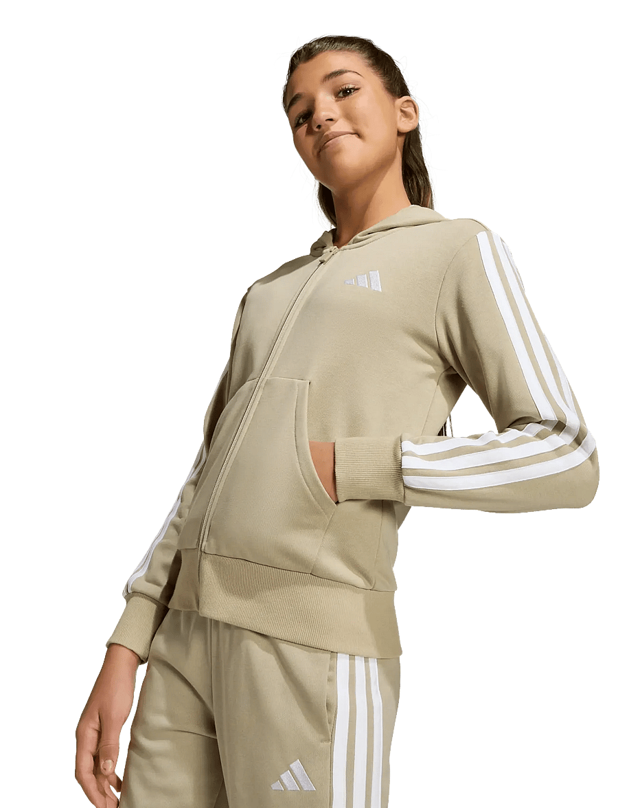 adidas Sportswear - JG 3S FZ HD 280 - hoodies - woca/white - 3
