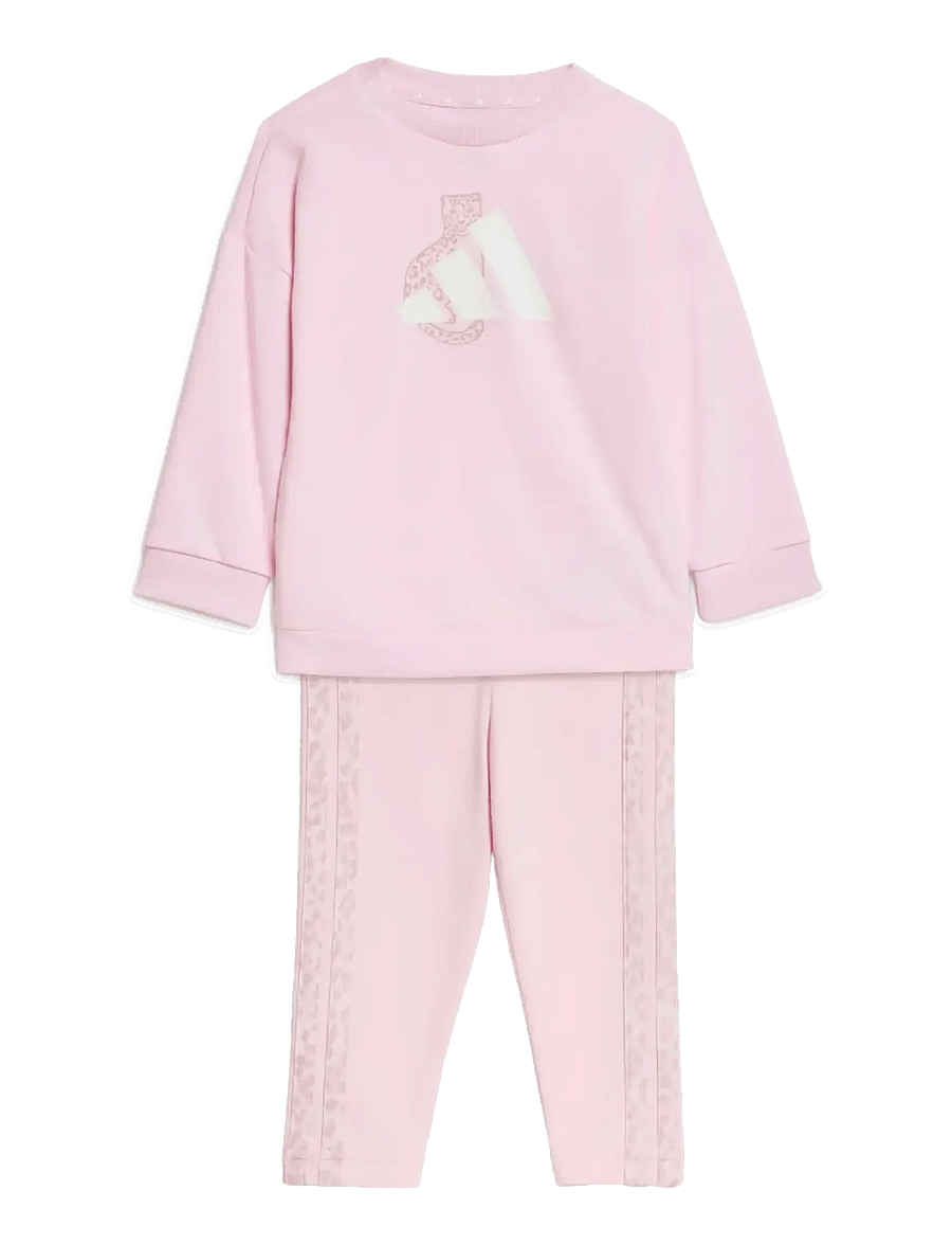adidas Sportswear - IG AN 3S SET - treeningriided ja 2-osalised komplektid - clpink/multco/white - 0