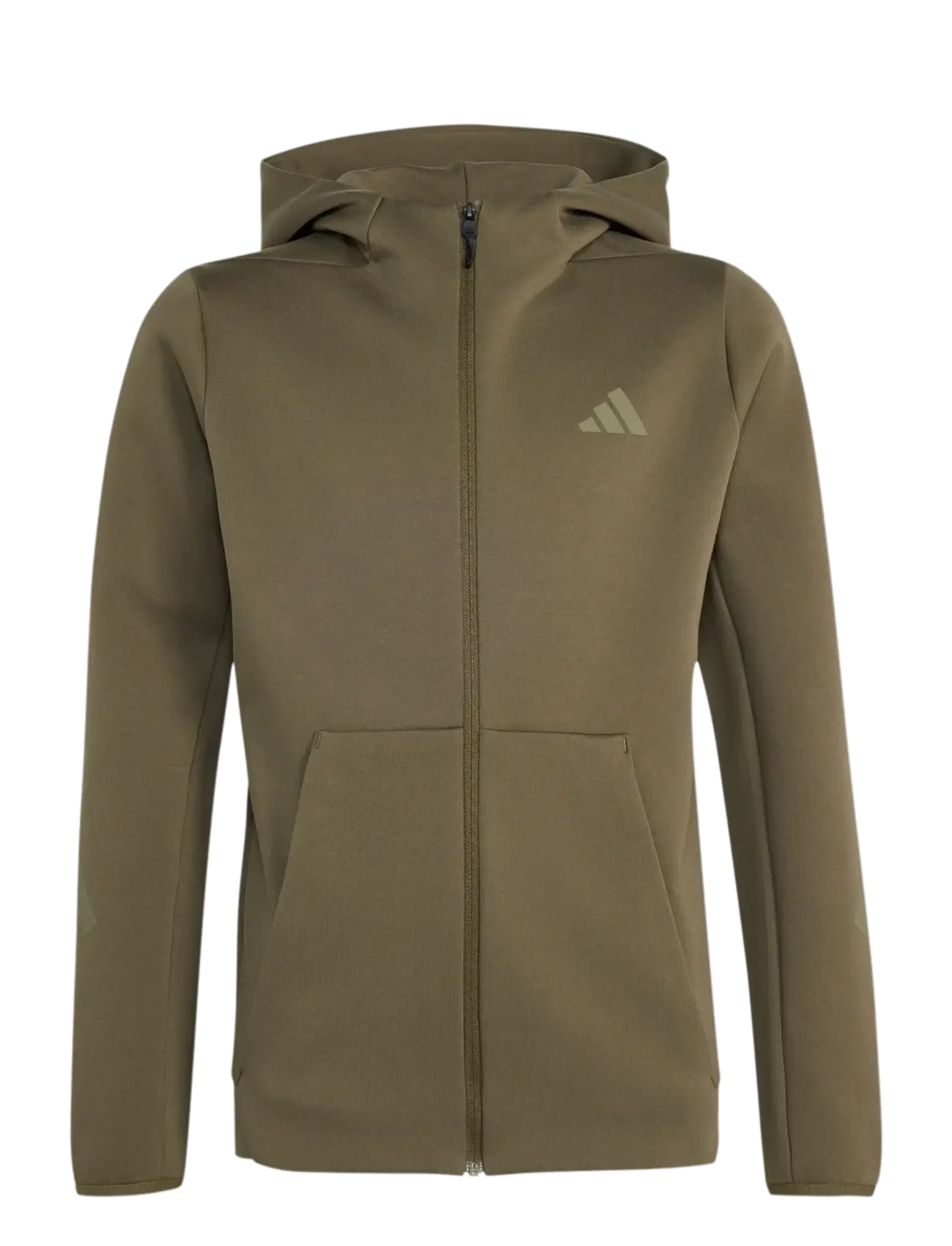 adidas Sportswear J Z.N.E. FZ HD - Sweatshirts & Hoodies - OLISTR/LEGGRN / khaki/green