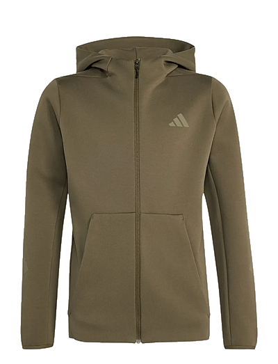 adidas Sportswear J Z.N.E. FZ HD - Sweatshirts - OLISTR/LEGGRN / khaki/green