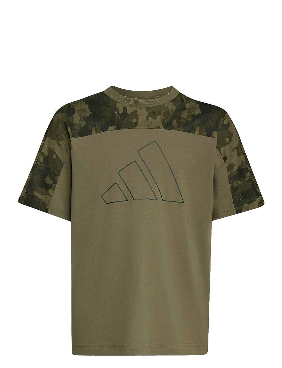 adidas Sportswear - J CAMO T - sporttoppar - olistr/junink - 1