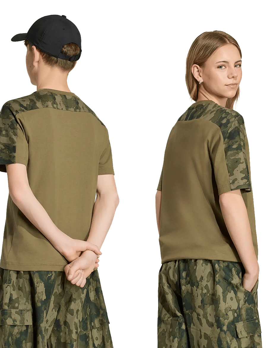 adidas Sportswear - J CAMO T - sporttoppar - olistr/junink - 3