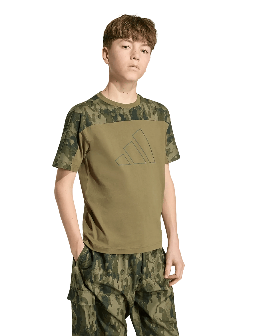 adidas Sportswear - J CAMO T - sporttoppar - olistr/junink - 4