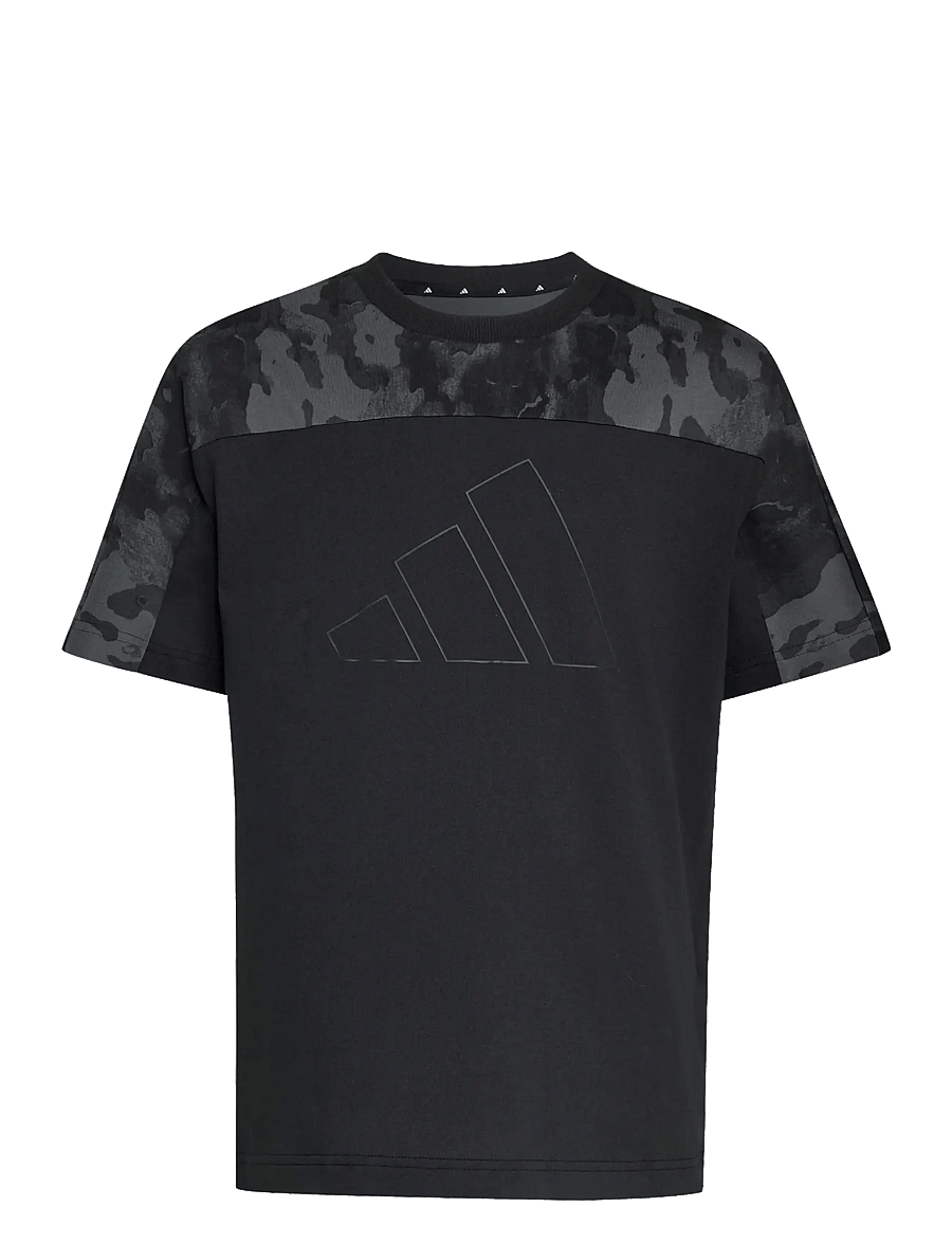adidas Sportswear - J CAMO T - sportstoppe - black/carbon - 1