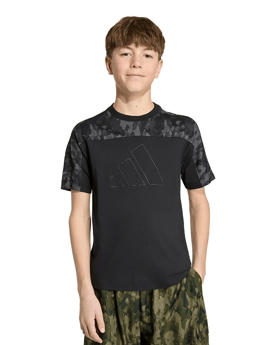 adidas Sportswear - J CAMO T - sportstoppe - black/carbon - 0