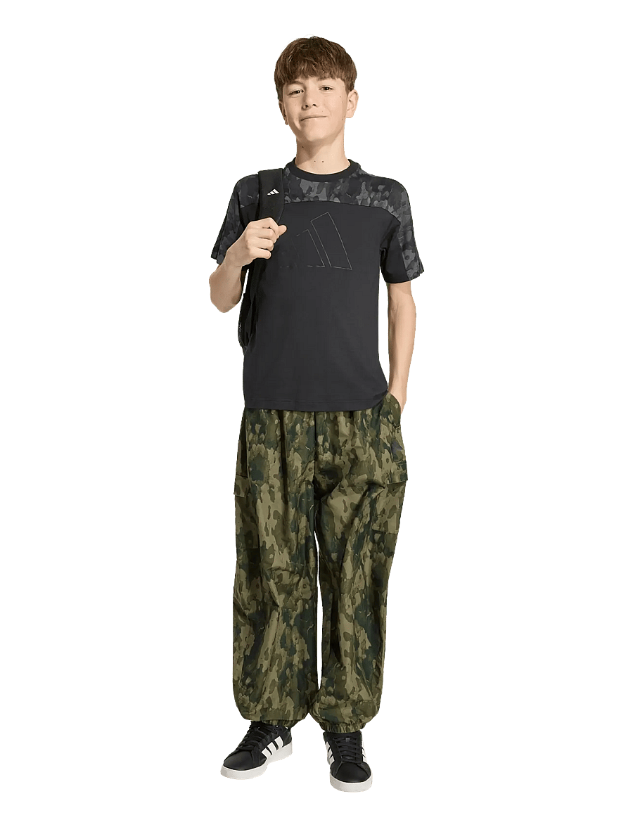 adidas Sportswear - J CAMO T - sportstoppe - black/carbon - 5