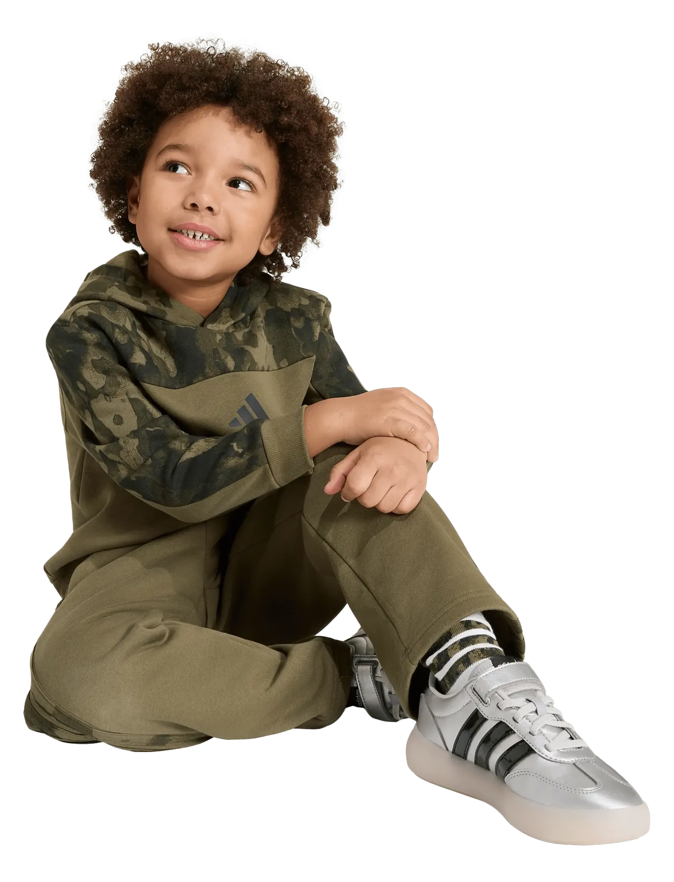 adidas Sportswear LK CAMO JOGGER - Sportanzüge - OLISTR/JUNINK / khaki/green