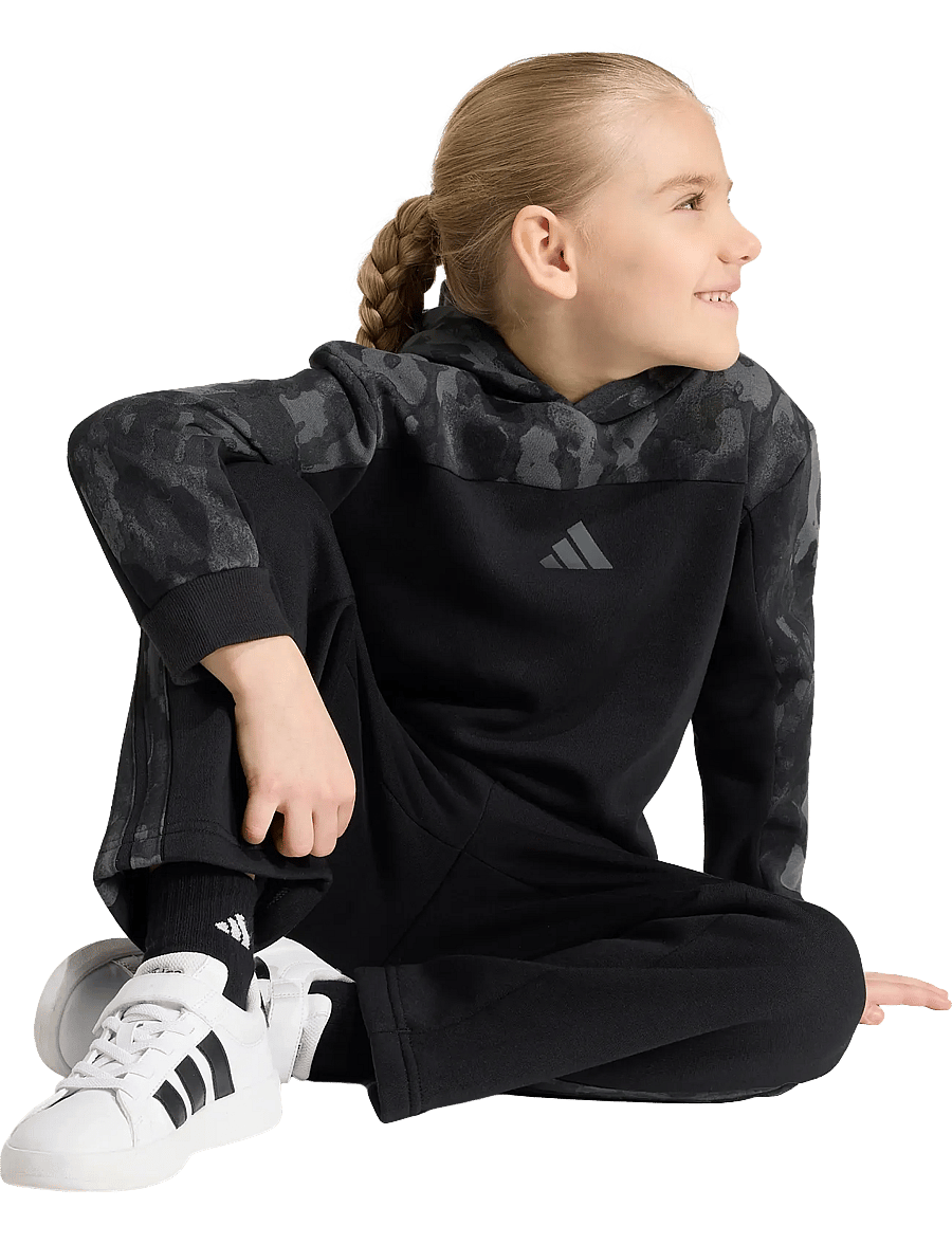 adidas Sportswear - LK CAMO JOGGER - joggingsæt & matchende sæt - black/carbon - 0