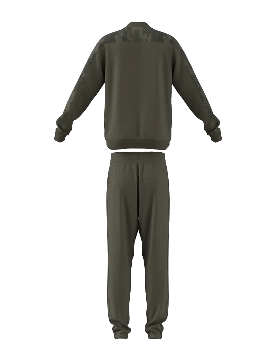 adidas Sportswear - J CAMO TS - sportiniai kostiumai ir dviejų dalių komplektai - olistr/junink - 3