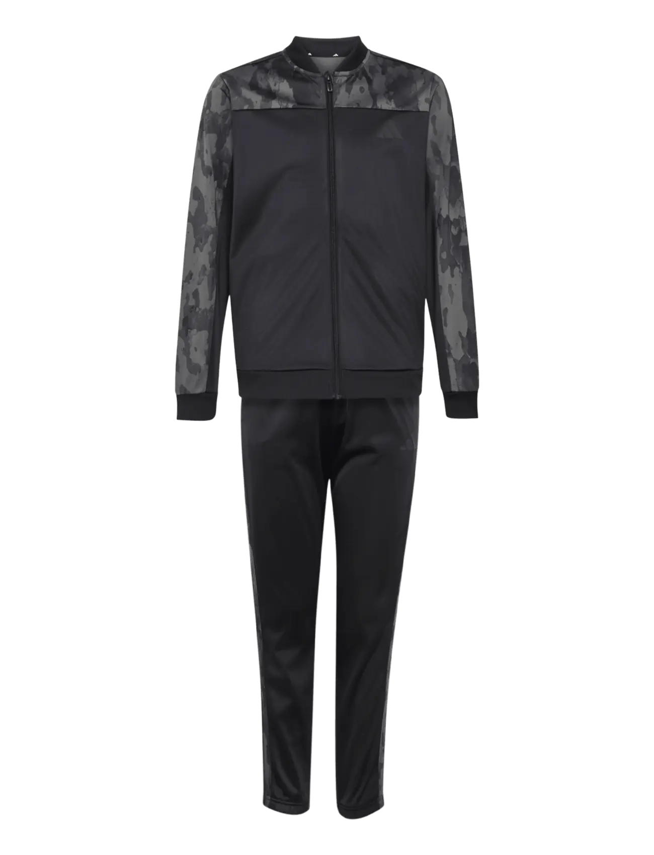 adidas Sportswear J CAMO TS - Outerwear - BLACK/CARBON / black