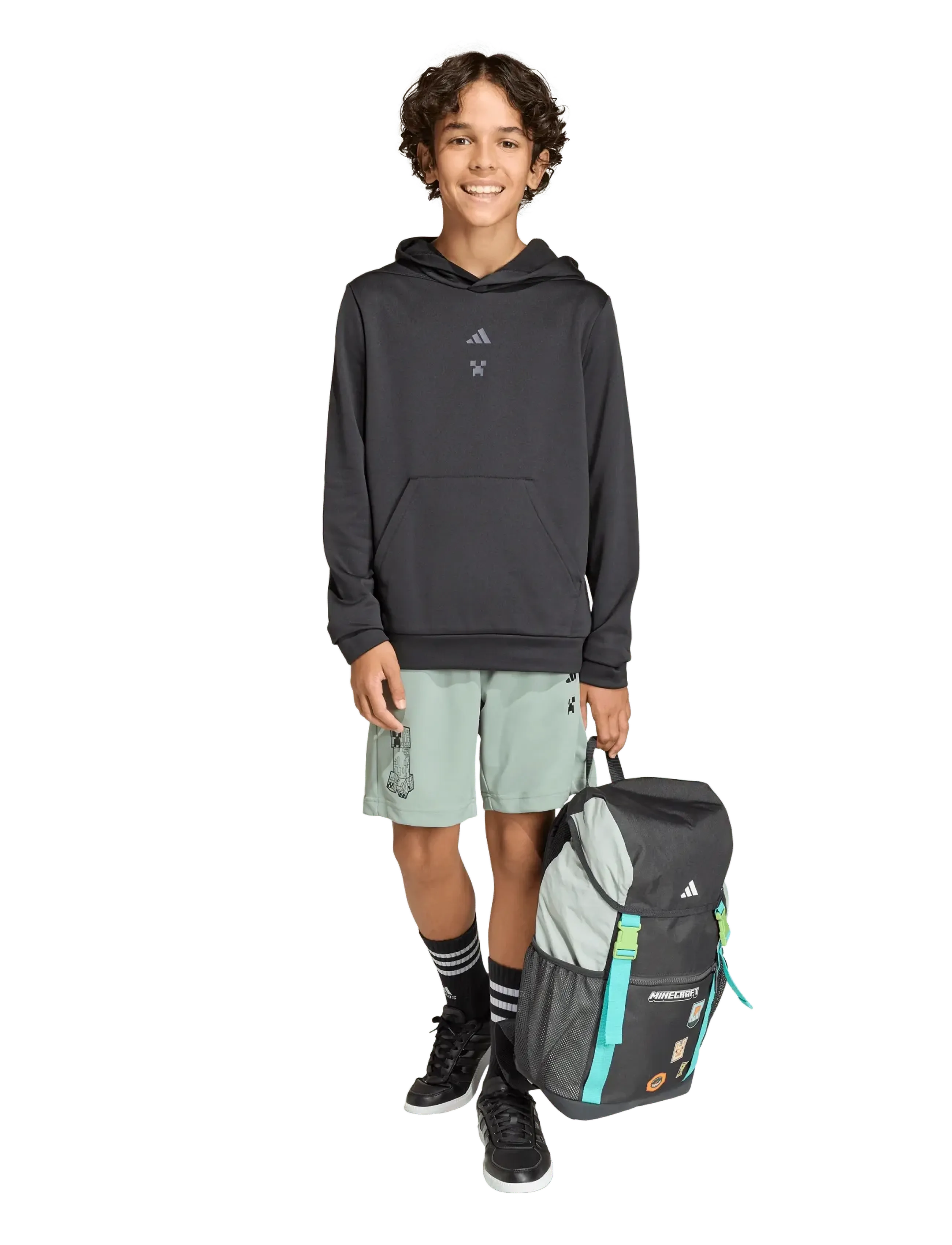 adidas Sportswear J MC SHORT - Shorts - SILGRN / green