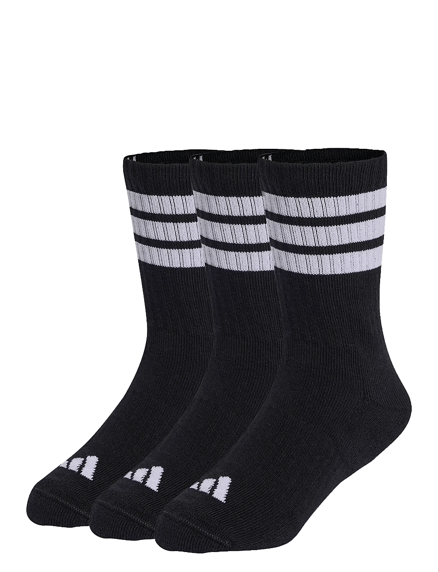 adidas Sportswear - 3S KD C CRW 3P - strümpfe - black/white/white - 0