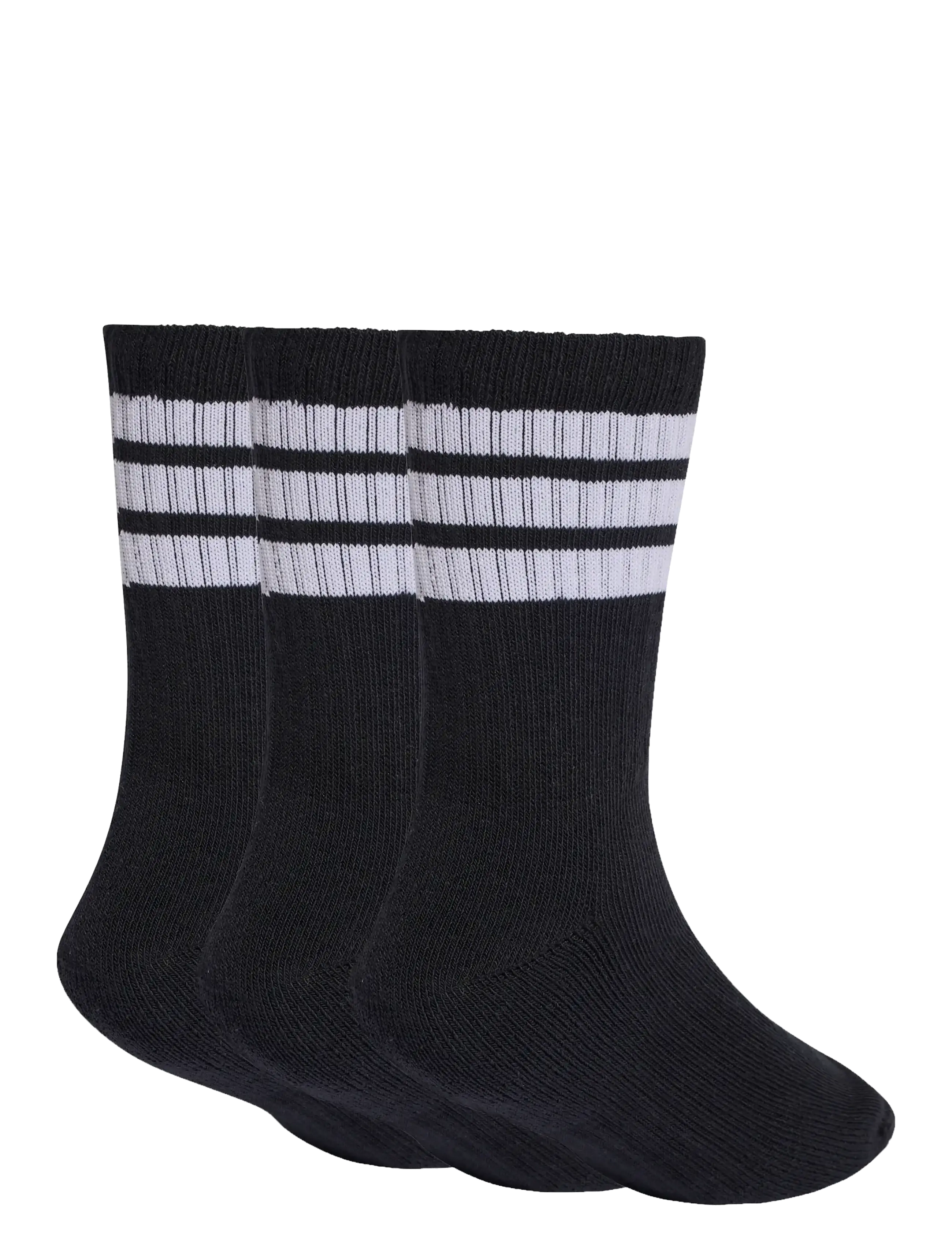 adidas Sportswear - 3S KD C CRW 3P - strømper - black/white/white - 1