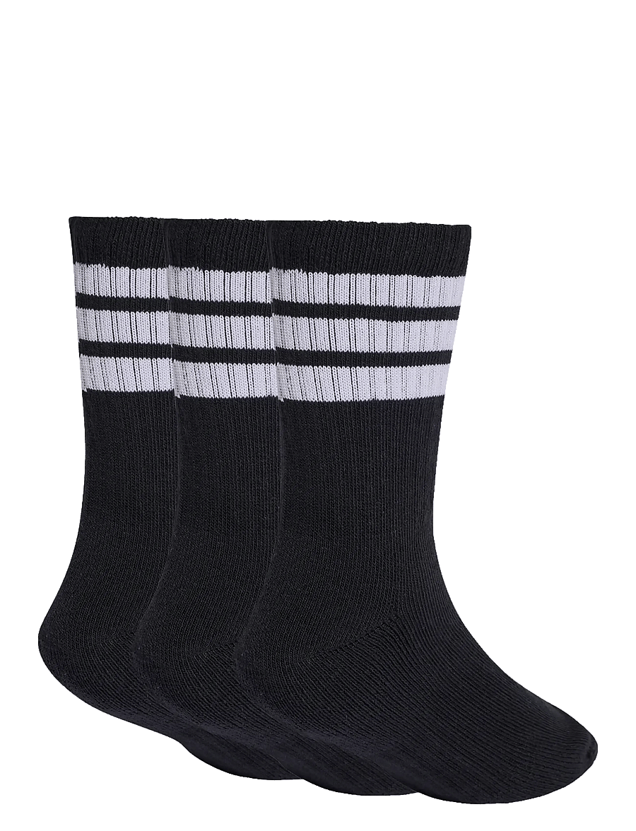 adidas Sportswear - 3S KD C CRW 3P - strümpfe - black/white/white - 1