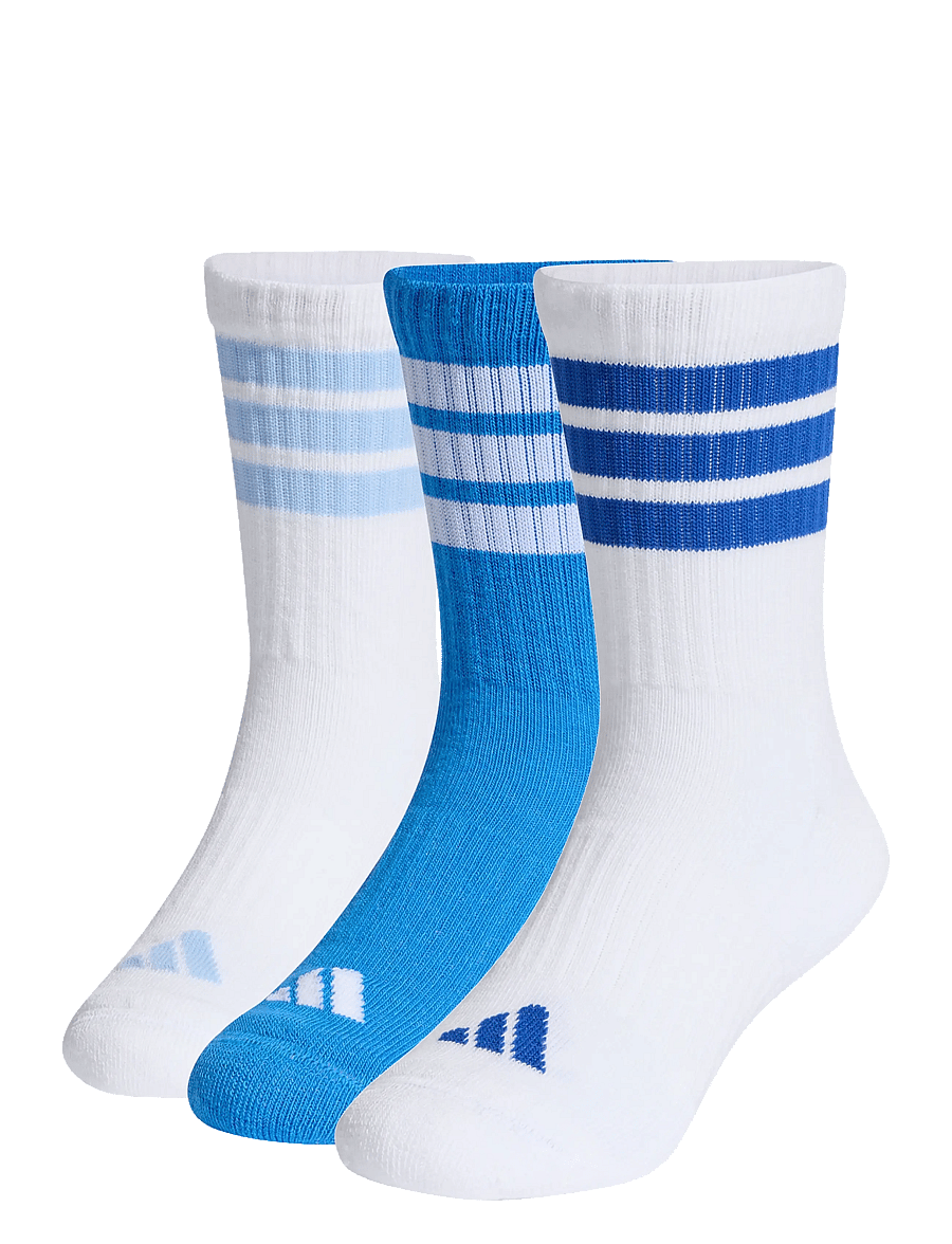 adidas Sportswear - 3S KD C CRW 3P - strümpfe - rayblu/white/globlu - 0