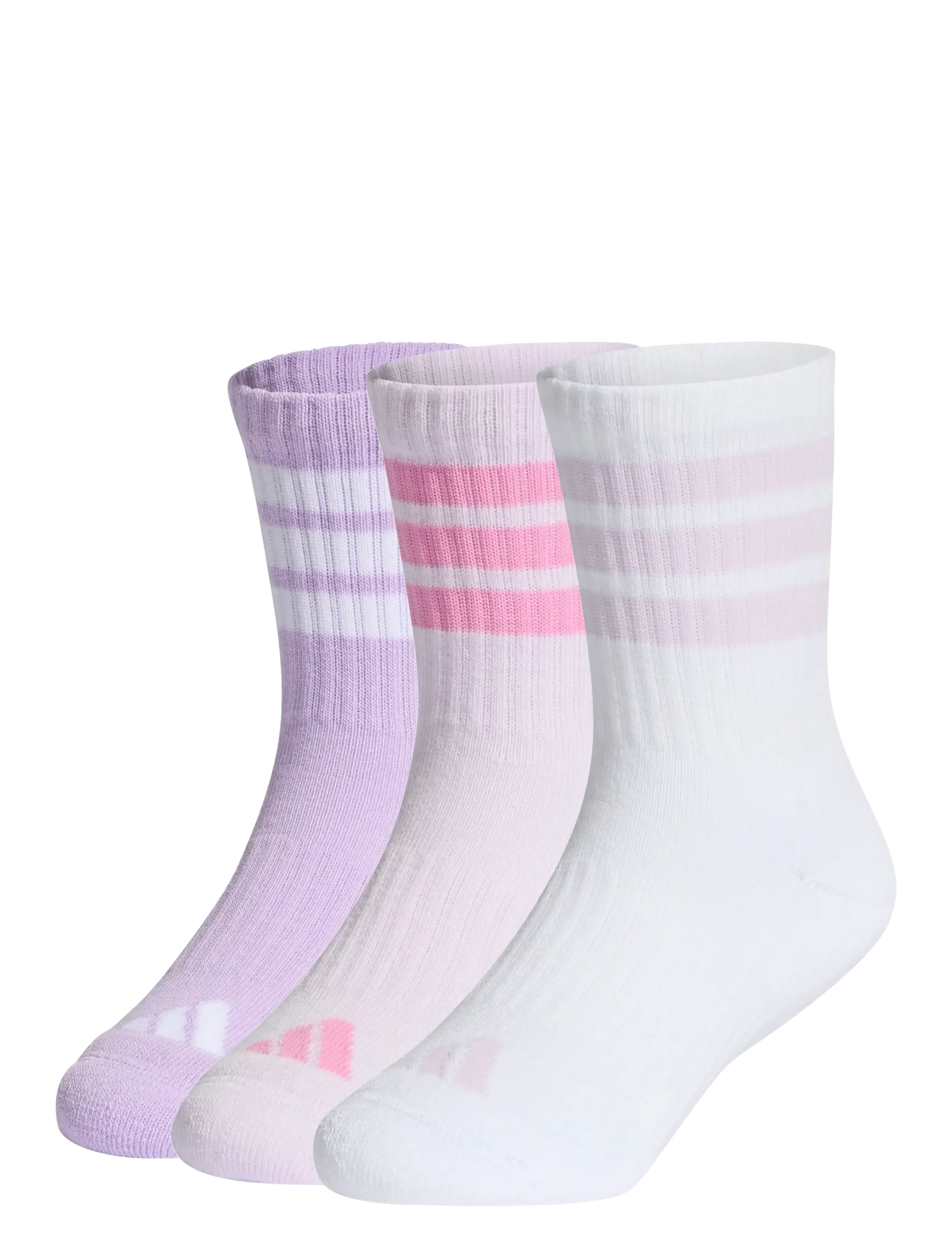 adidas Sportswear 3S KD C CRW 3P - adidas - POWPLU/WHITE/ICELAV / multi