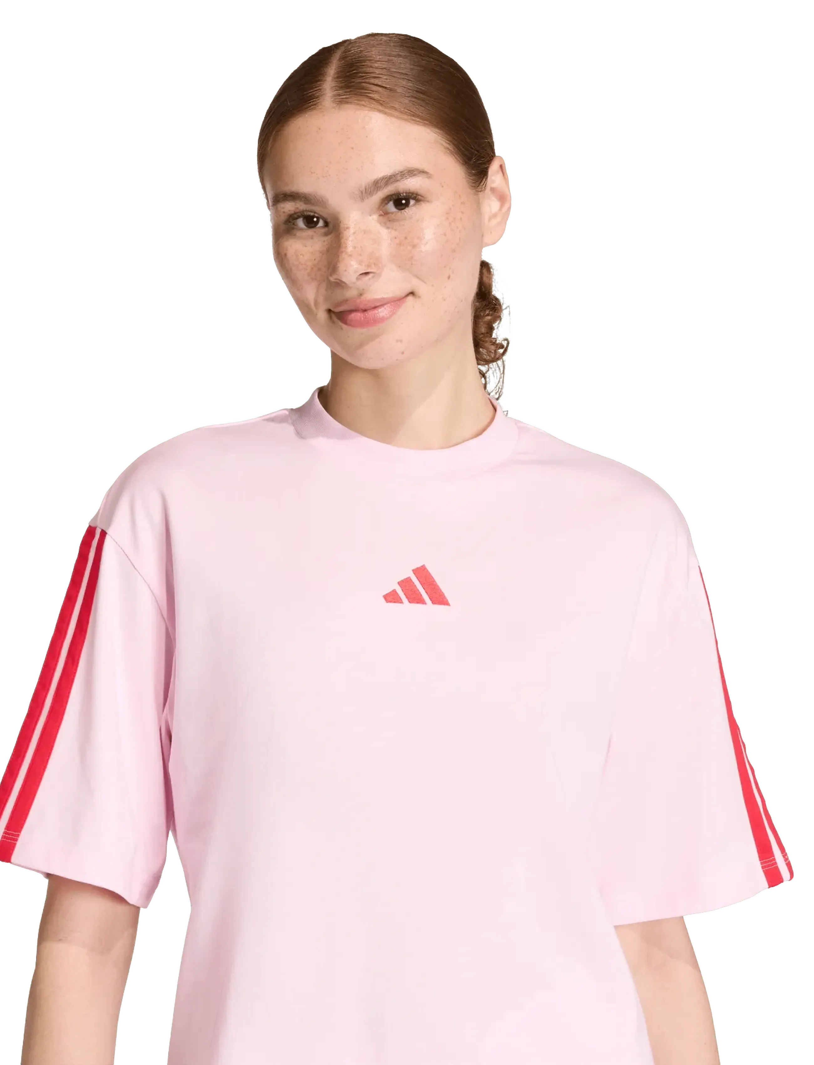 adidas Sportswear - W 3S SJ BF T - t-shirts - clpink/purrub - 4