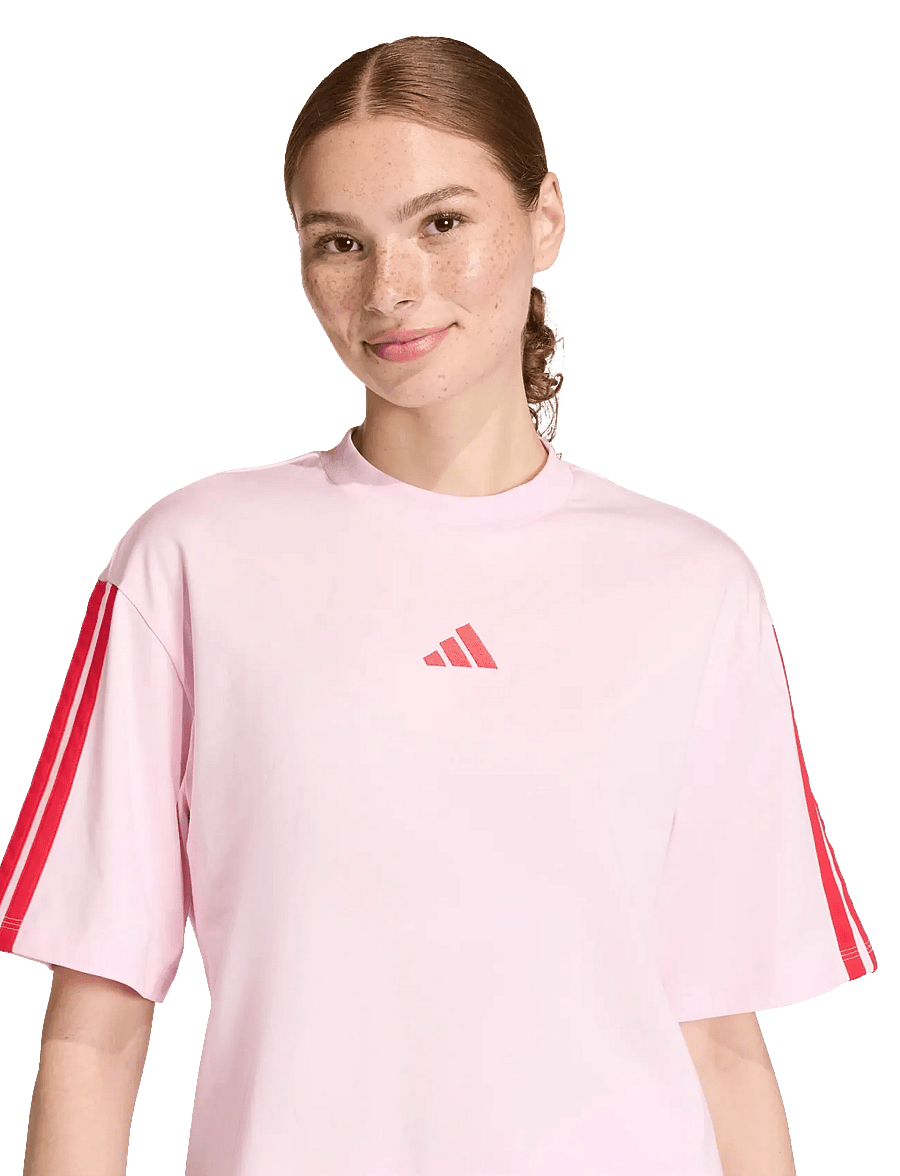 adidas Sportswear - W 3S SJ BF T - t-shirts - clpink/purrub - 4
