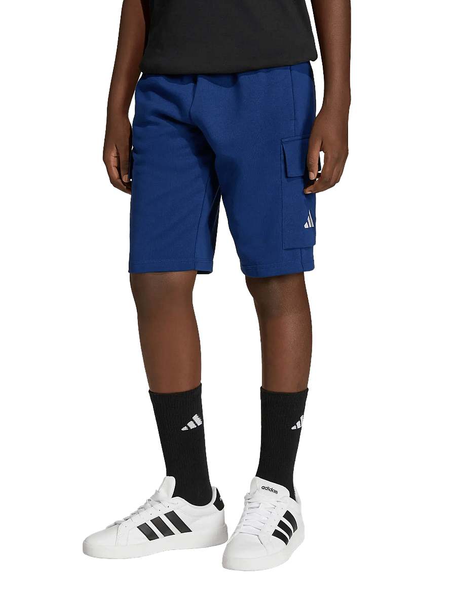 adidas Sportswear - J SL FT C SH - lühikesed dressipüksid - dkblue/white - 5
