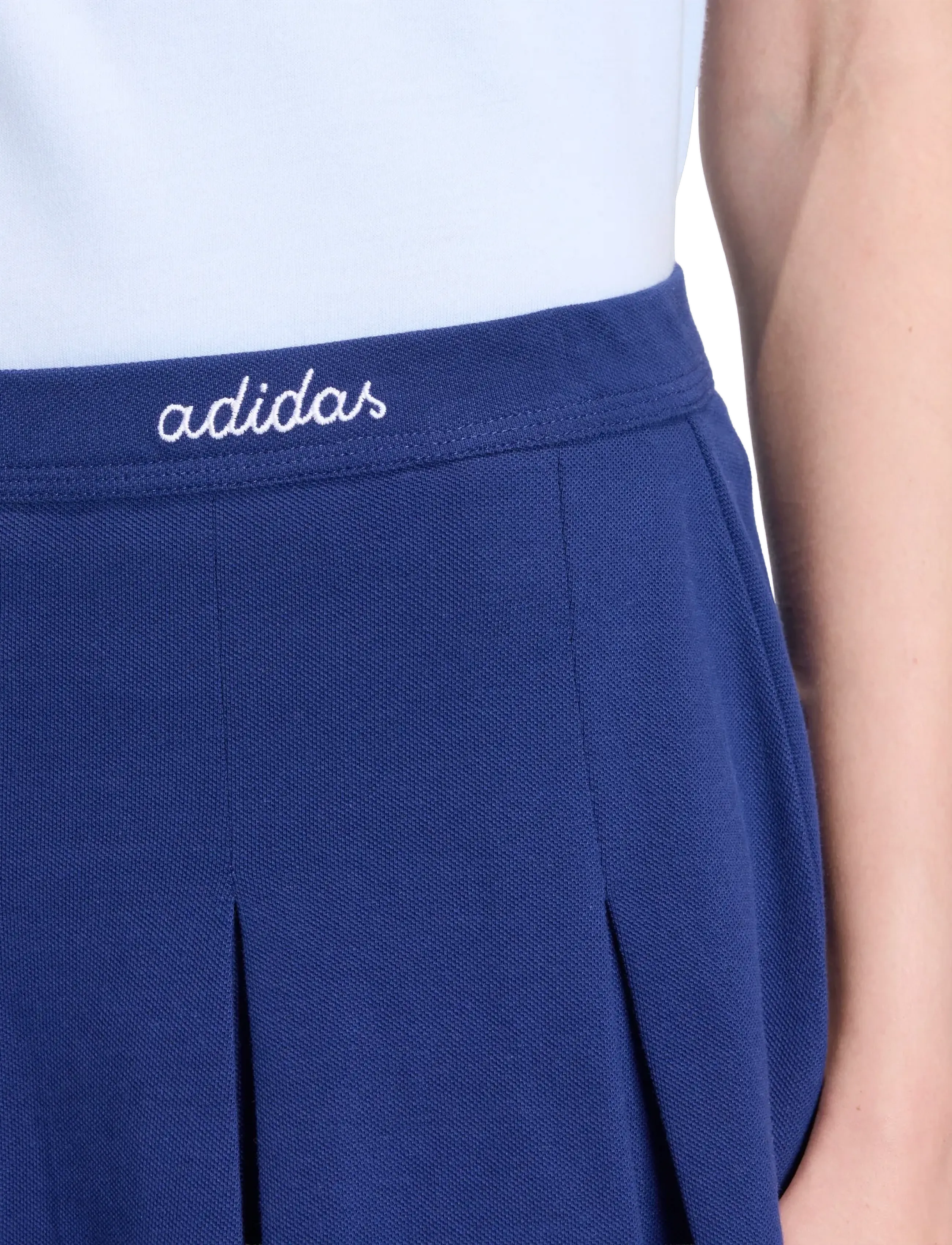 adidas Sportswear - W CP SKI - kleider & röcke - dkblue/white - 4