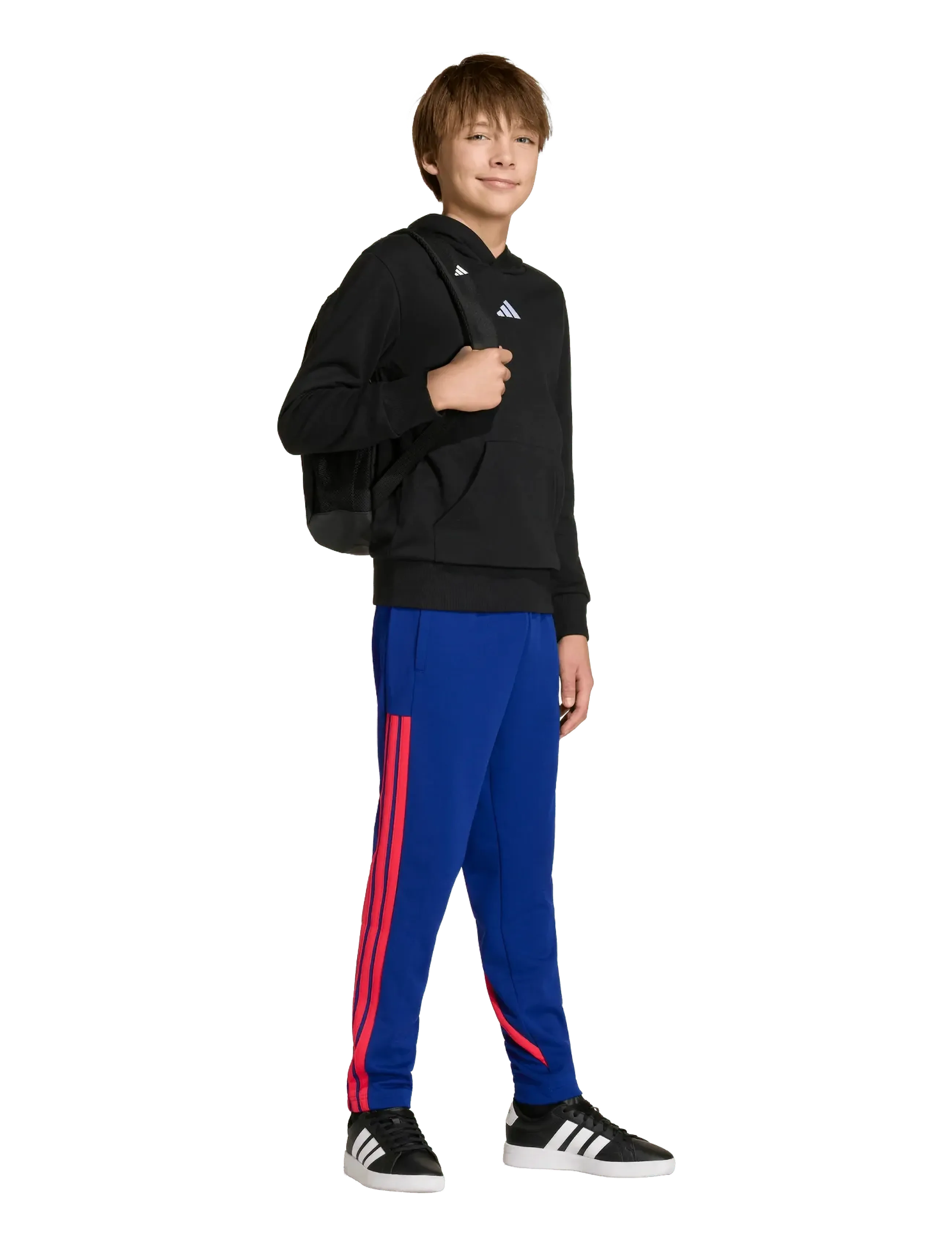 adidas Sportswear J Hot Pant, 128, Blau, Kinder