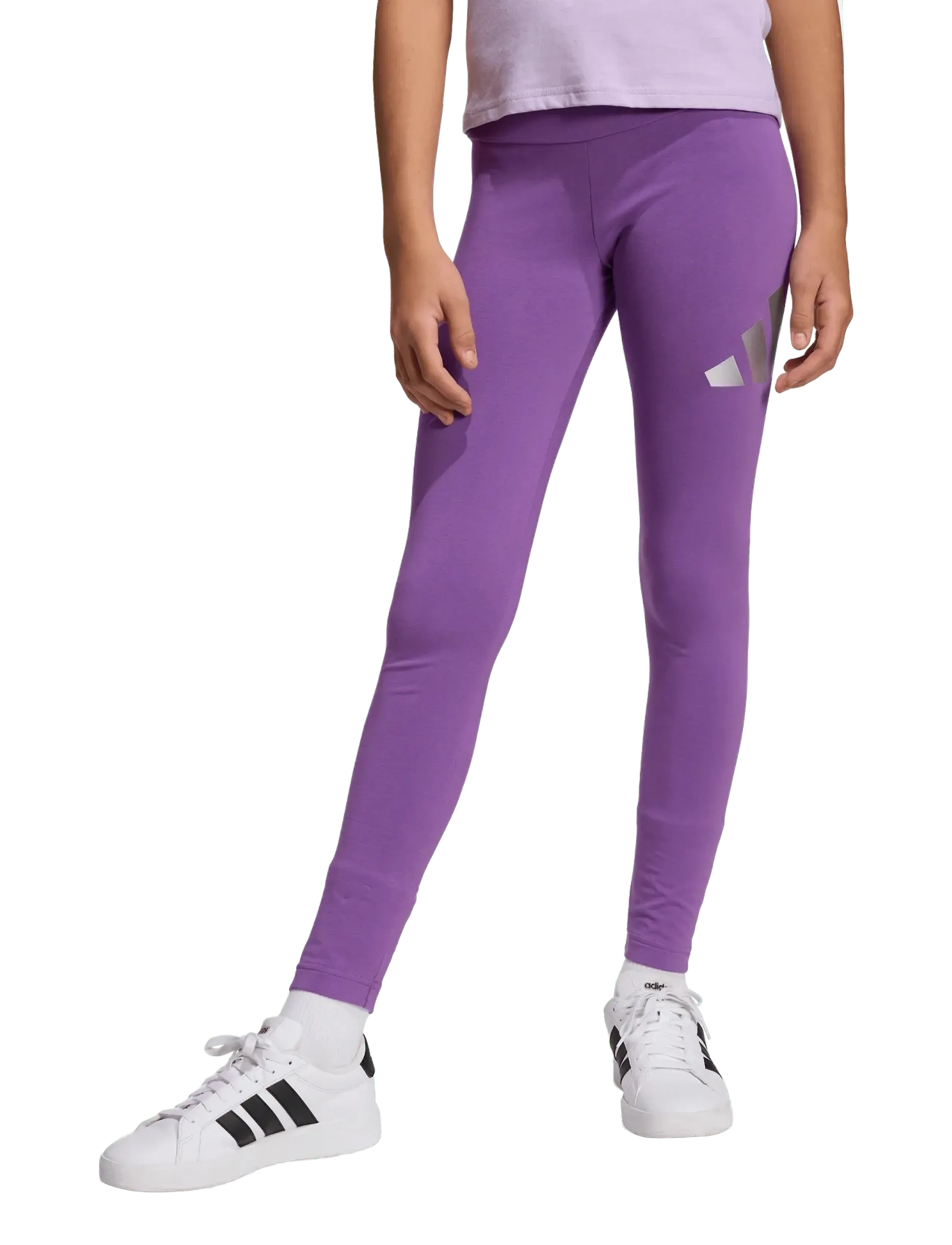 adidas Sportswear - JG GLAM LEG - bėgimo ir sportinės tamprės - actpur/icgome - 2