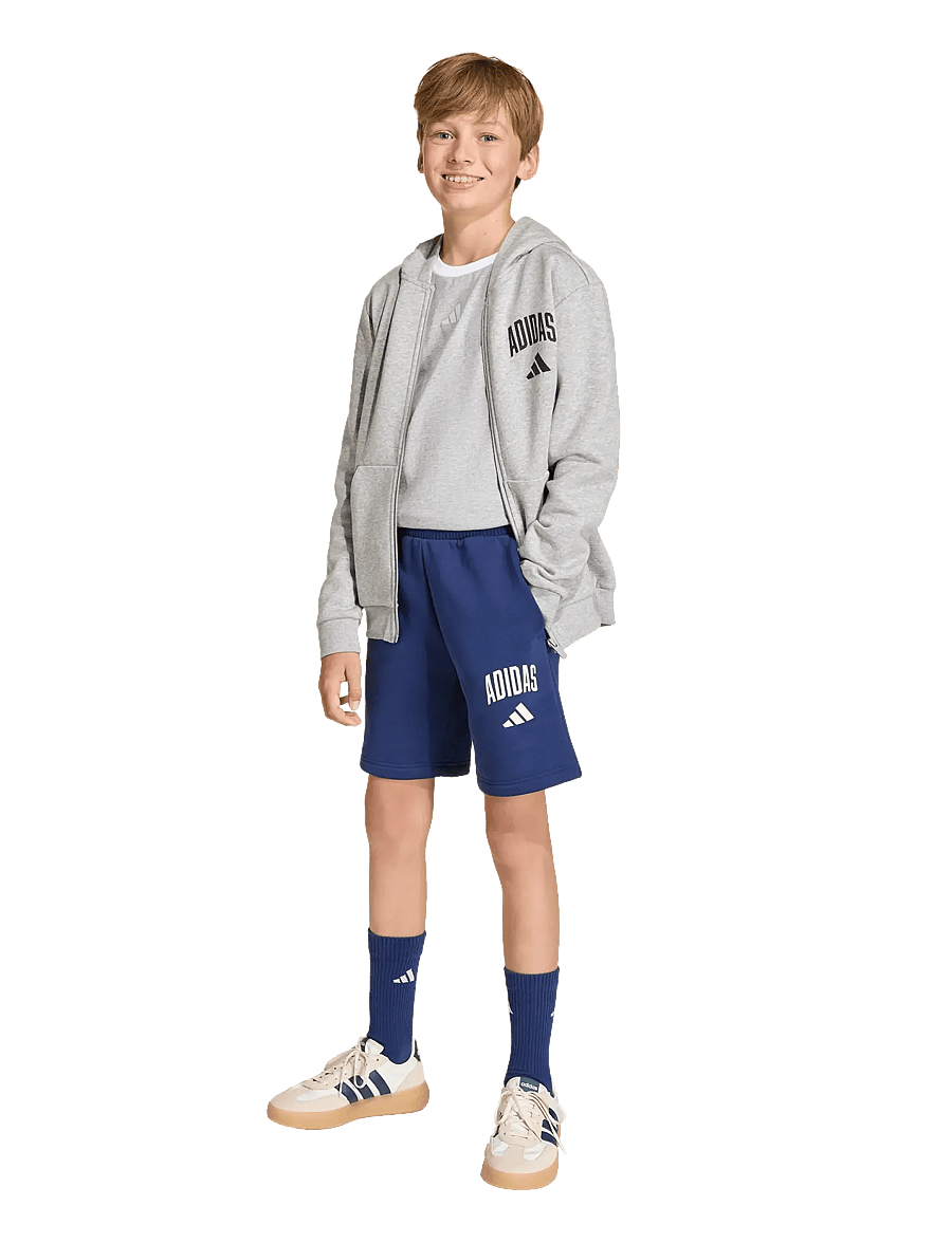 adidas Sportswear - J CLGT FL SHO - sweatshorts - dkblue/owhite - 0