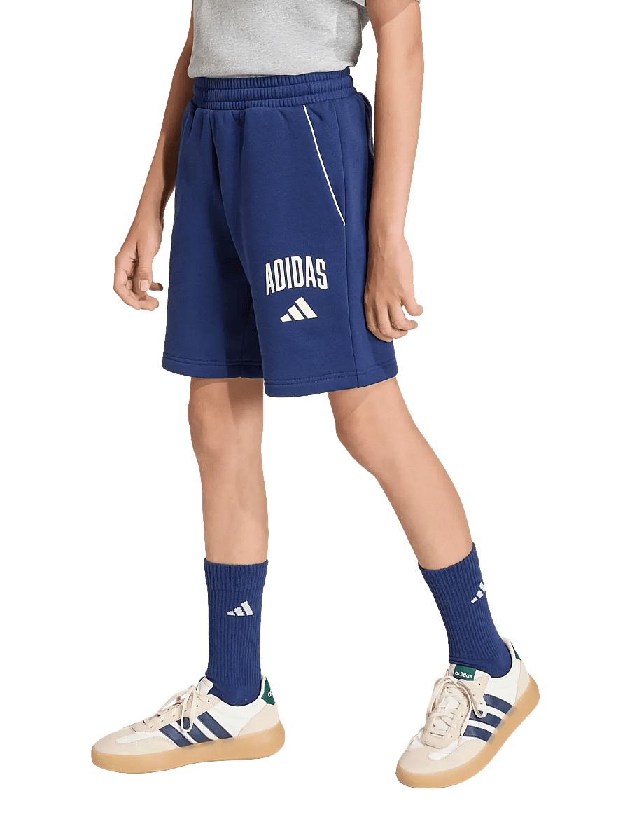 adidas Sportswear - J CLGT FL SHO - sweatshorts - dkblue/owhite - 3