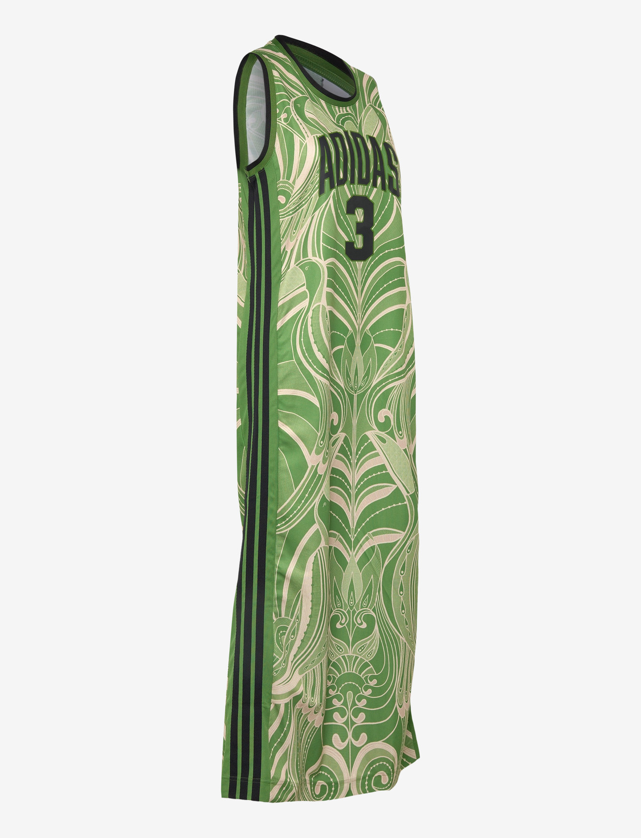 adidas Sportswear - FARM PRM DRESS - kjoler & nederdele - cregrn/black - 2