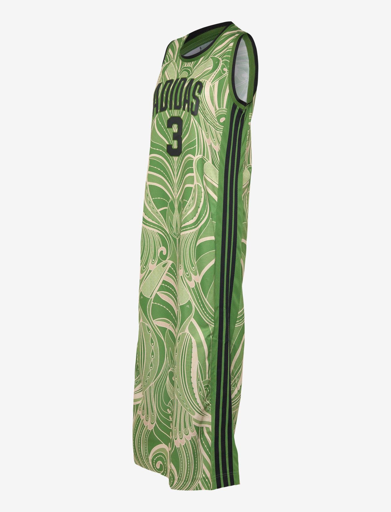 adidas Sportswear - FARM PRM DRESS - kjoler & nederdele - cregrn/black - 3