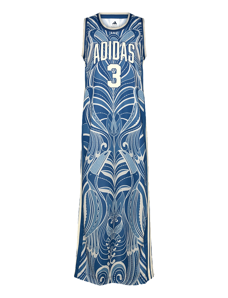 adidas Sportswear - FARM PRM DRESS - klänningar & kjolar - dmarin/crewht - 0