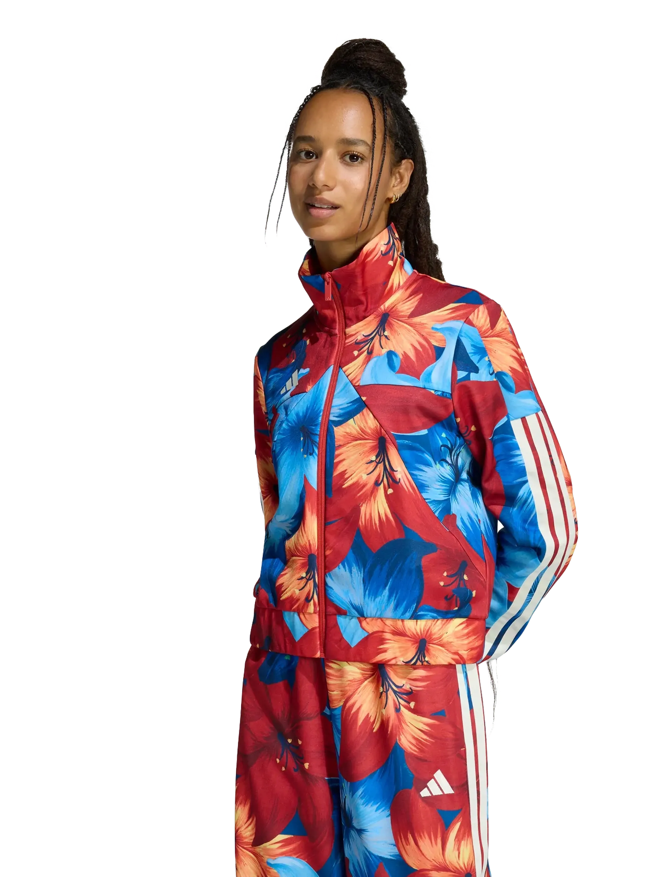 adidas Sportswear - FARM TIRO TT - uformelle jakker - ltblue/tacred/crewht - 5