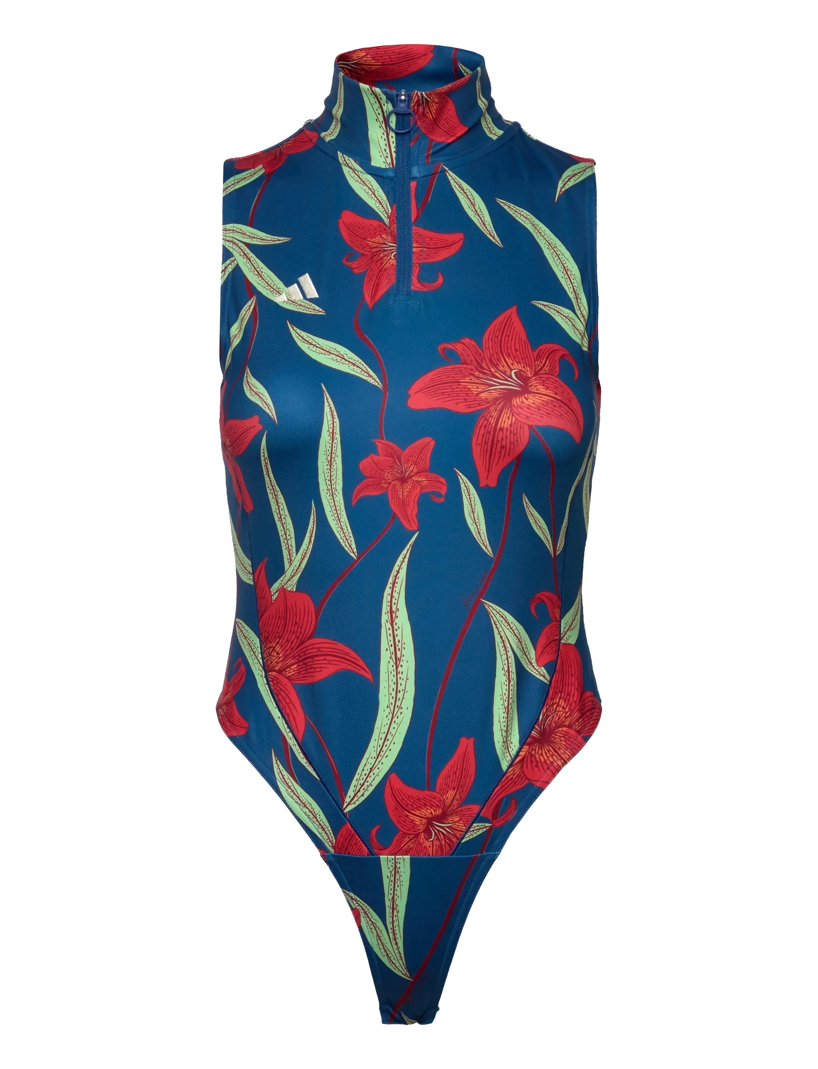 adidas Sportswear FARM BODYSUIT - Overdele - SUPGRN/TACRED/DMARIN / multi